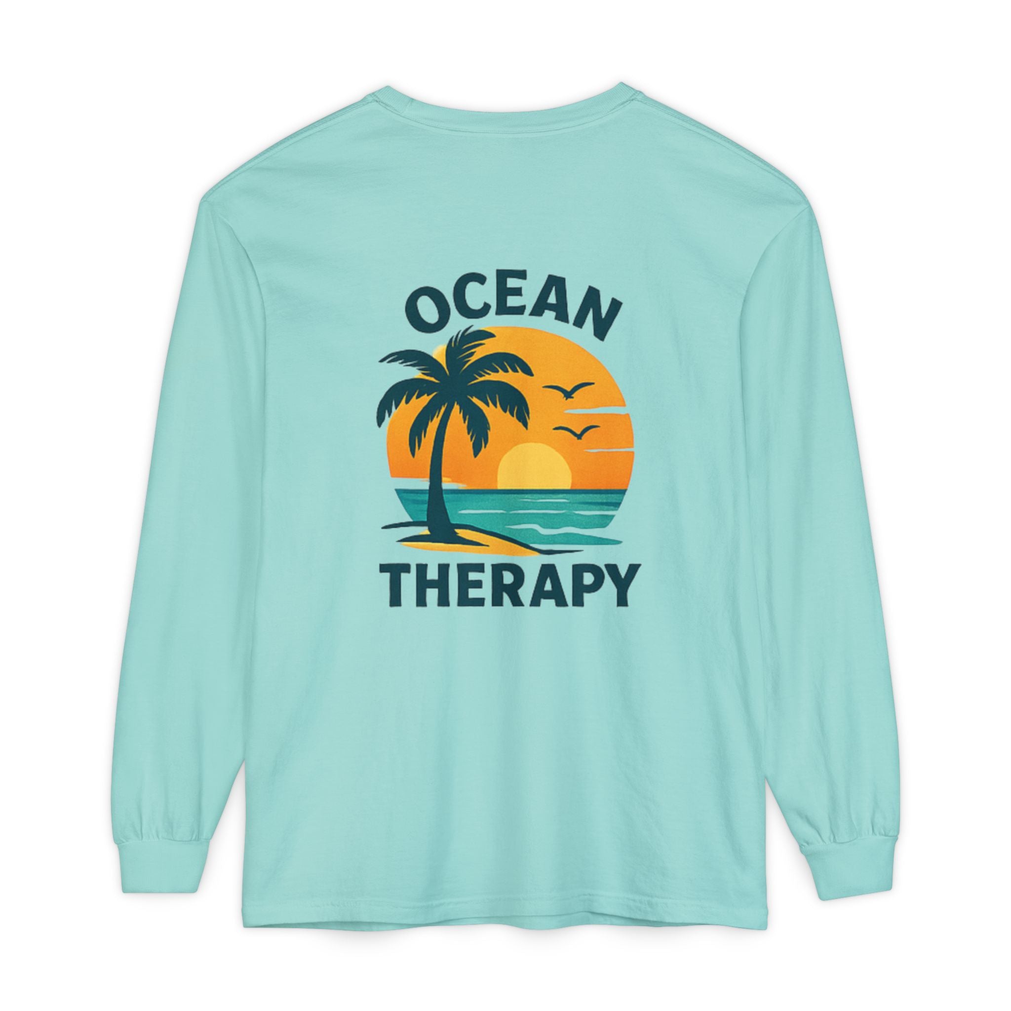 Ocean Therapy Long Sleeve Tee - Sand & Sea