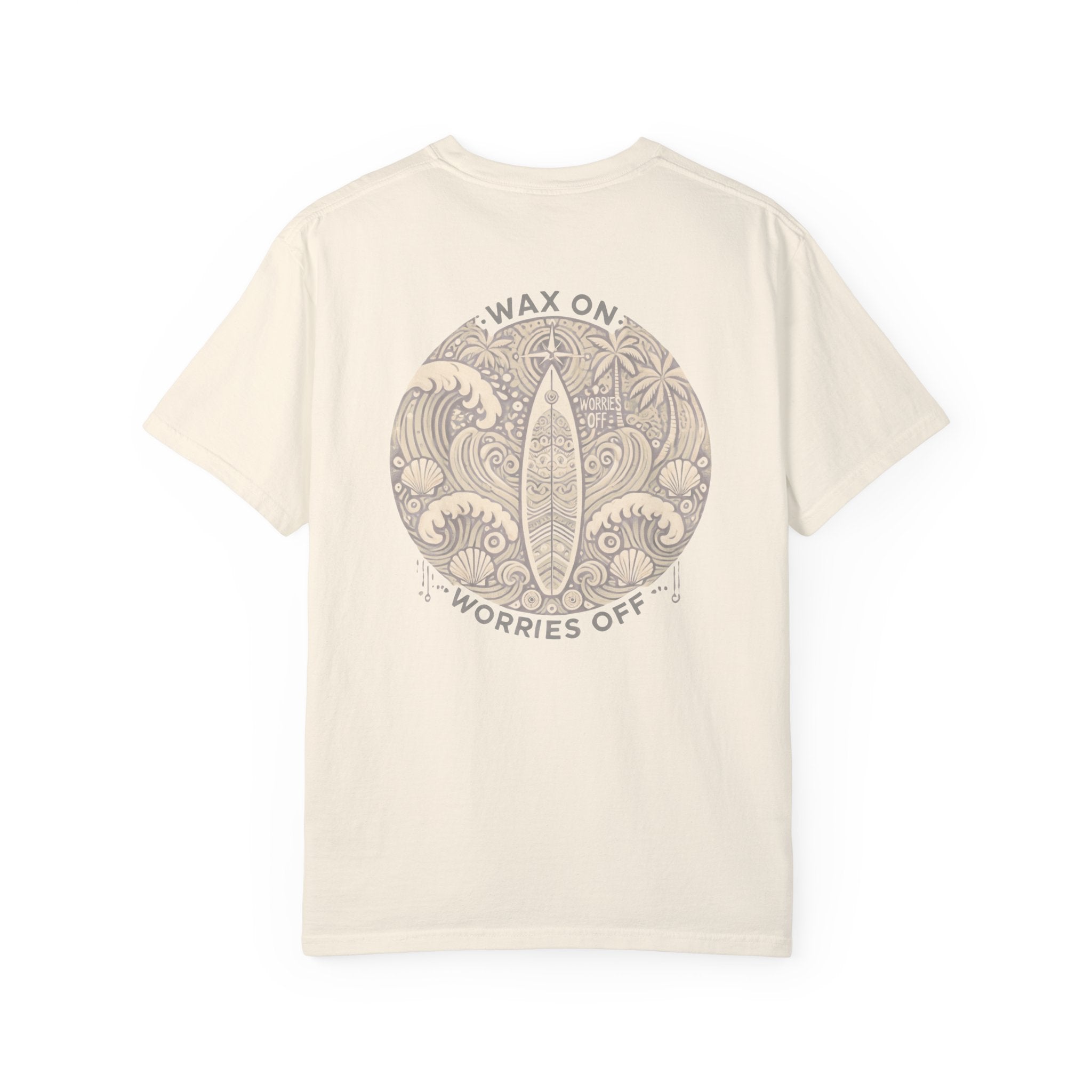 Vintage 'Wax On' Relaxed Tee - Sand