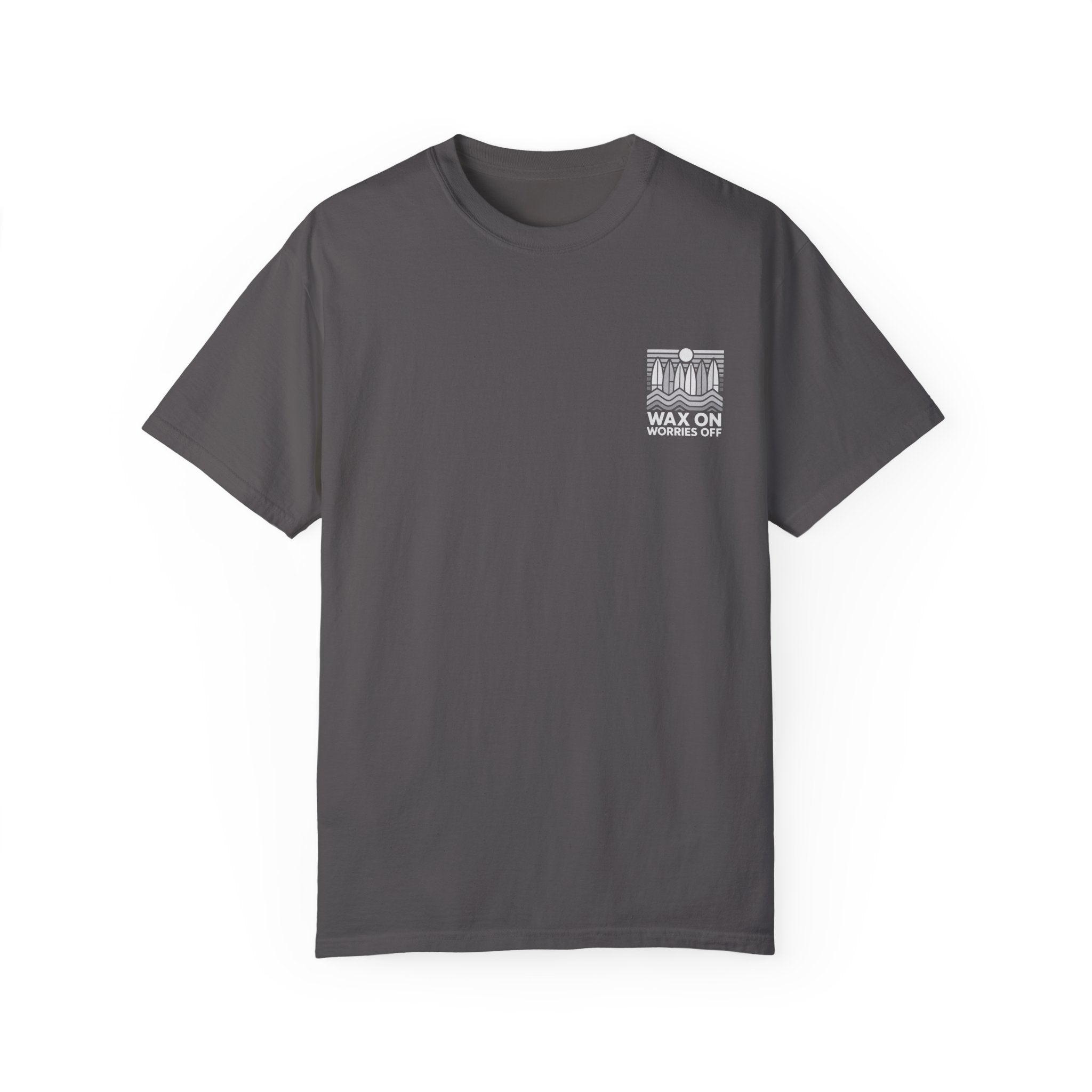 Boards Up 'Wax On' Relaxed Tee - Wave White