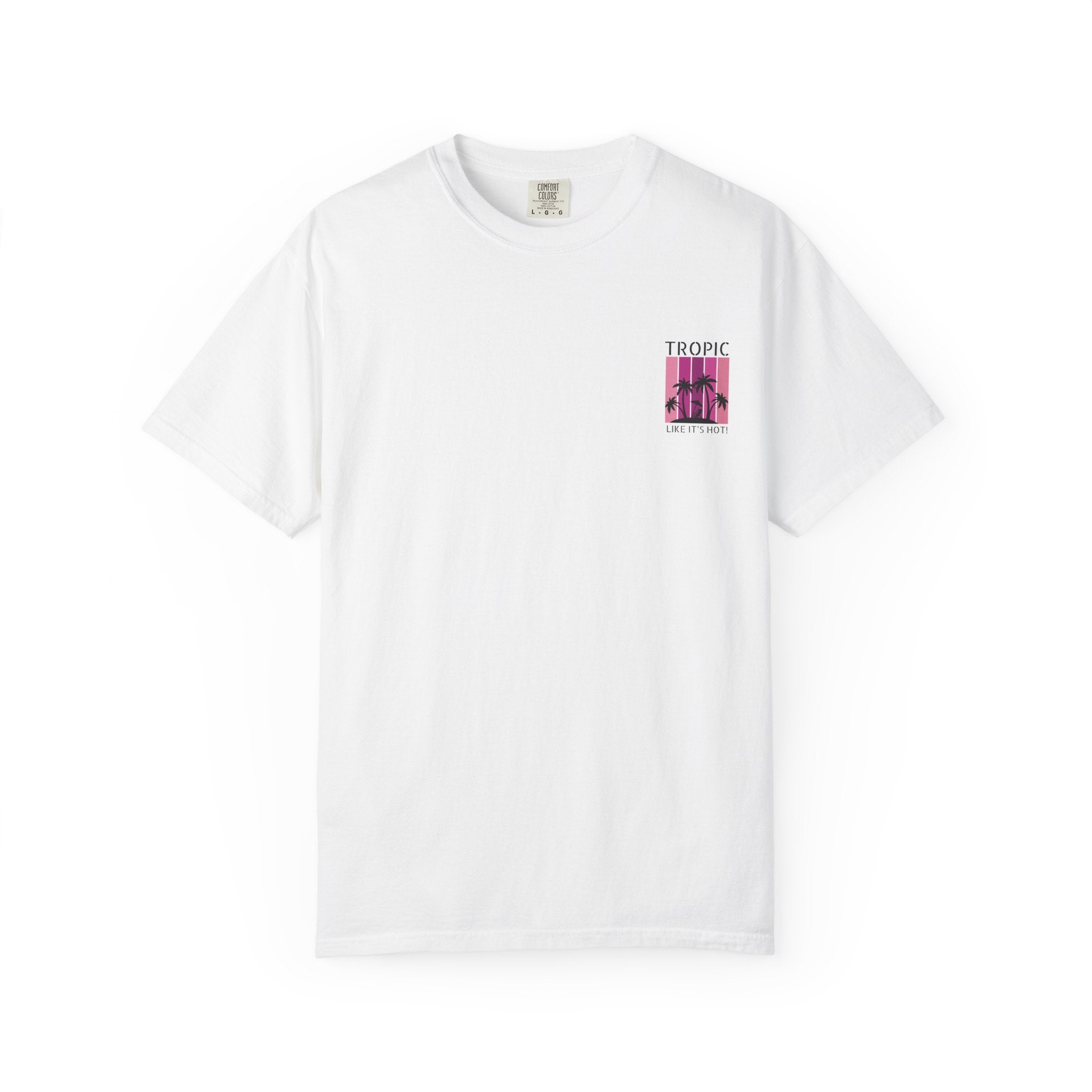 Tropic Panels Relaxed Tee - Hot Summer Pink