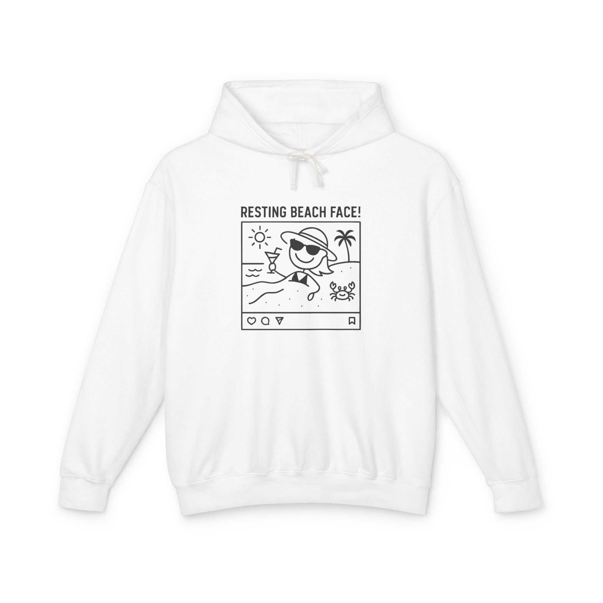 Resting Beach Face! Hoodie - Neck Deep