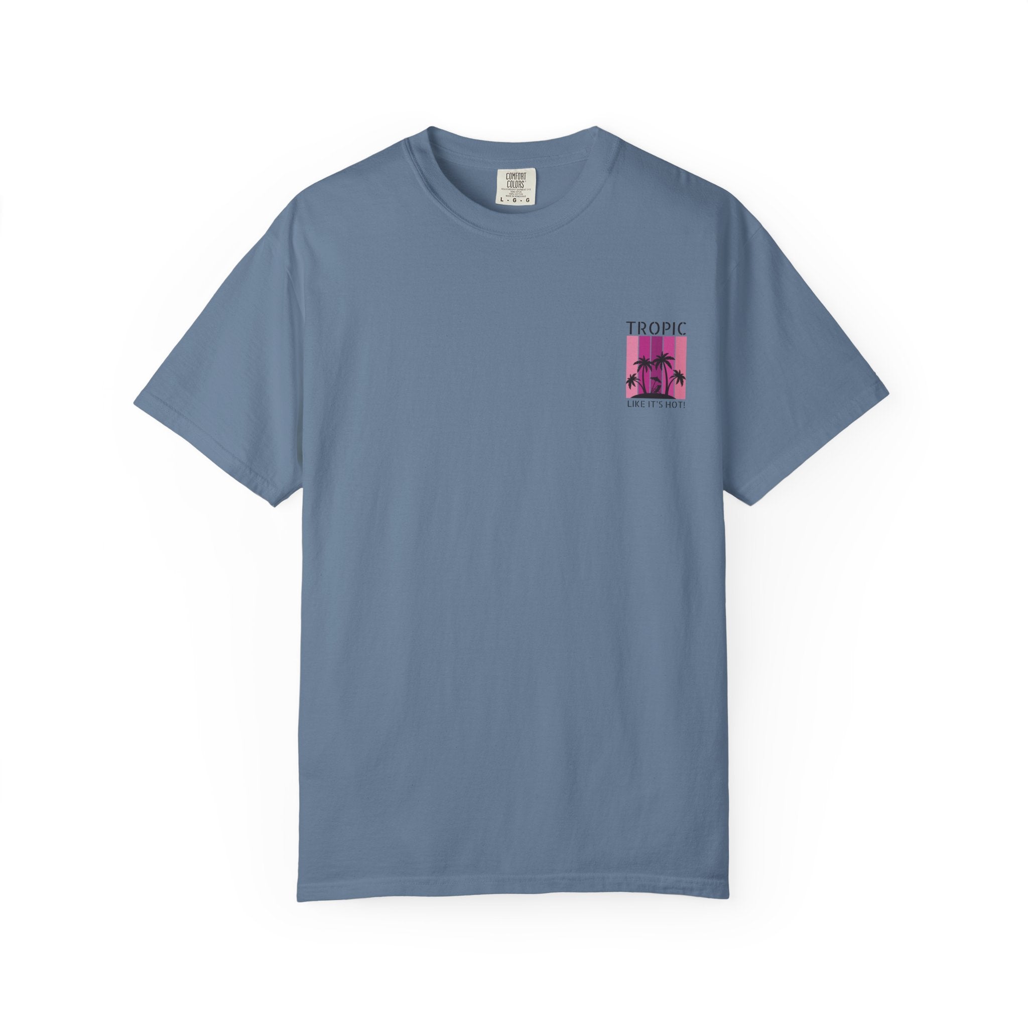 Tropic Panels Relaxed Tee - Hot Summer Pink