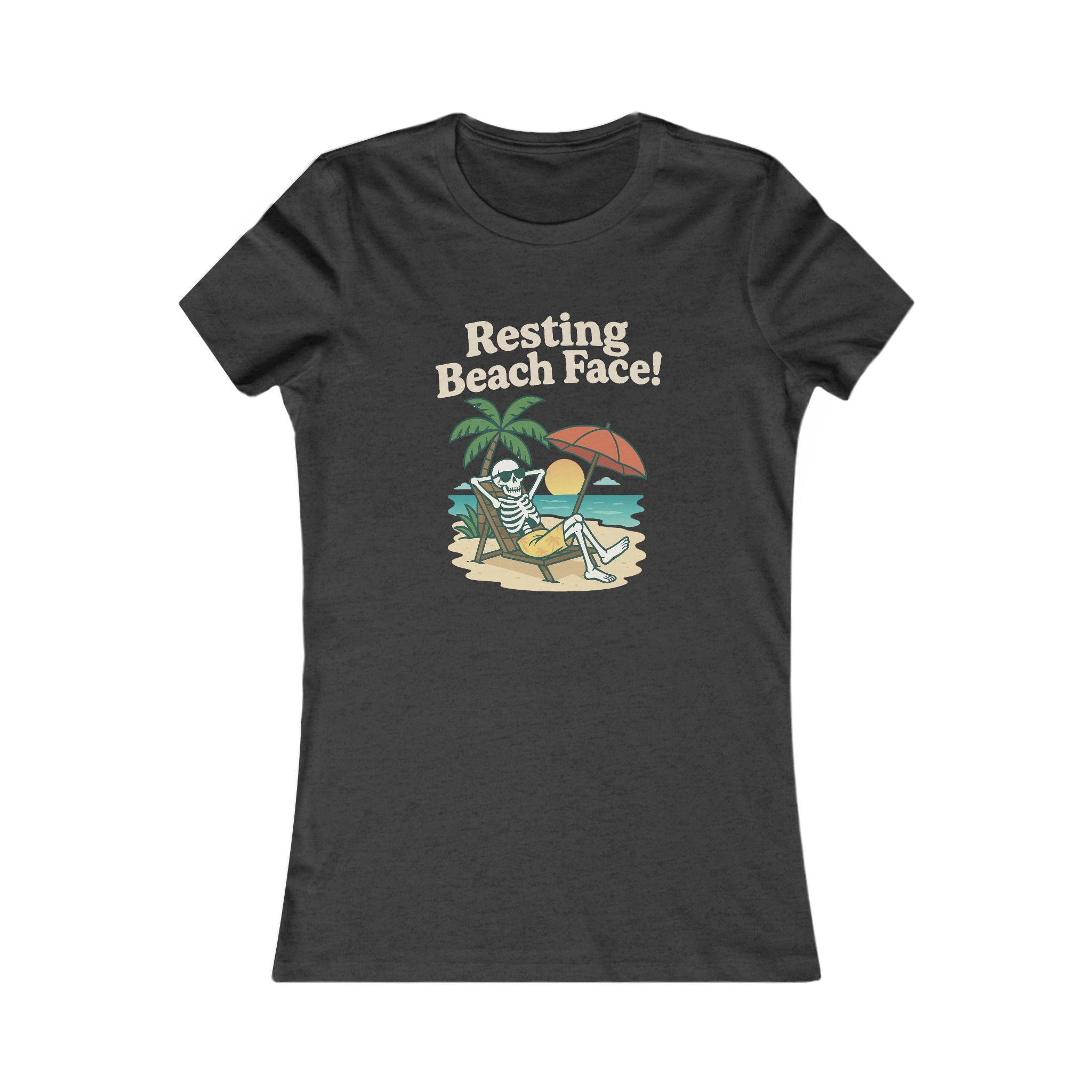 Skully 'Resting Beach Face' Favorite Tee