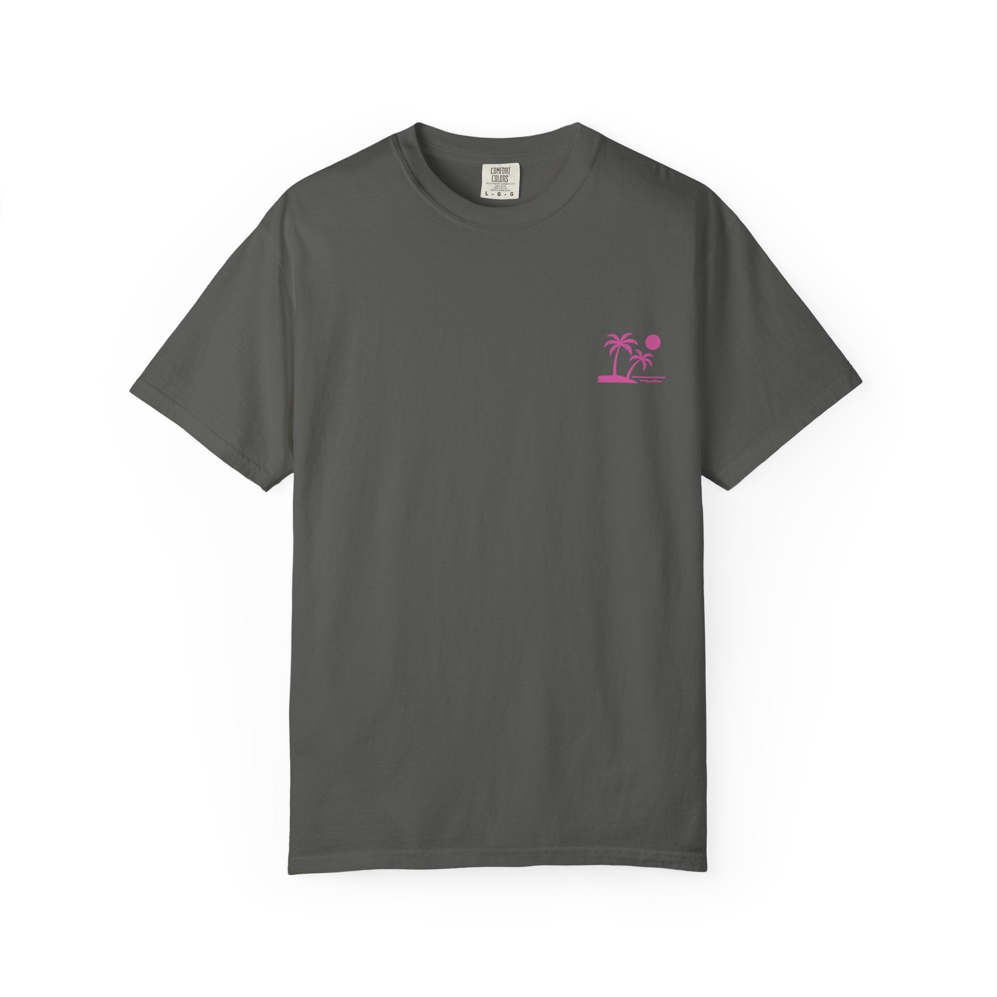 Tropic Beach 'Seas The Day' Relaxed Tee - Hot Summer Pink