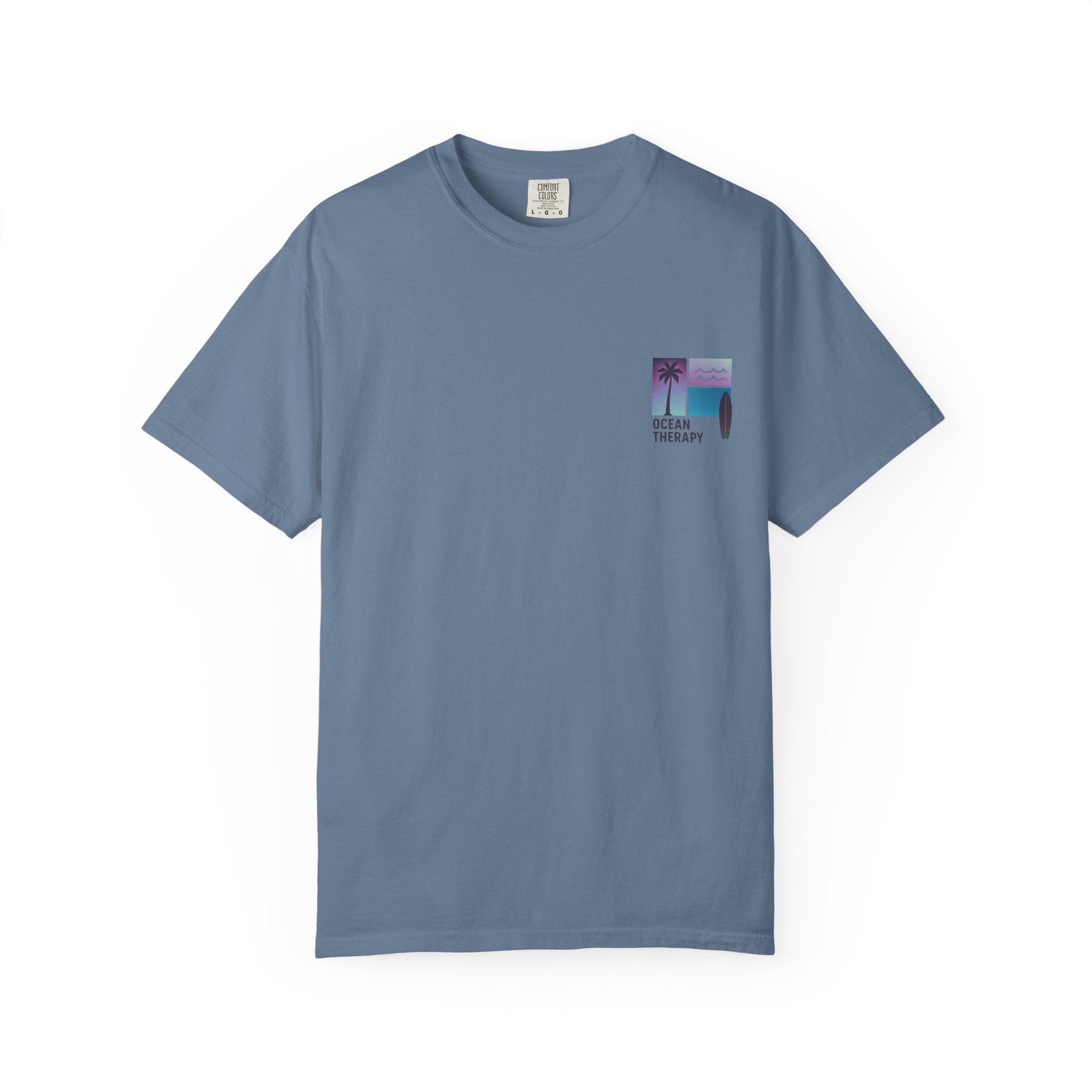 Ocean Therapy Relaxed Tee - Beach Block Purple