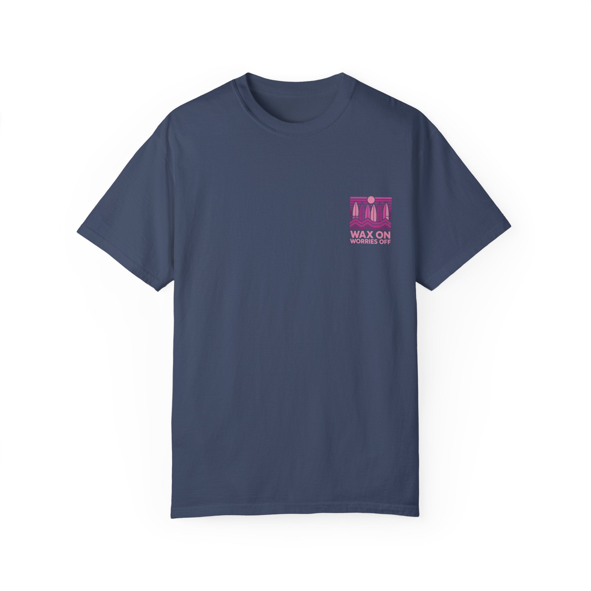 Boards Up 'Wax On' Relaxed Tee - Hot Summer Pink