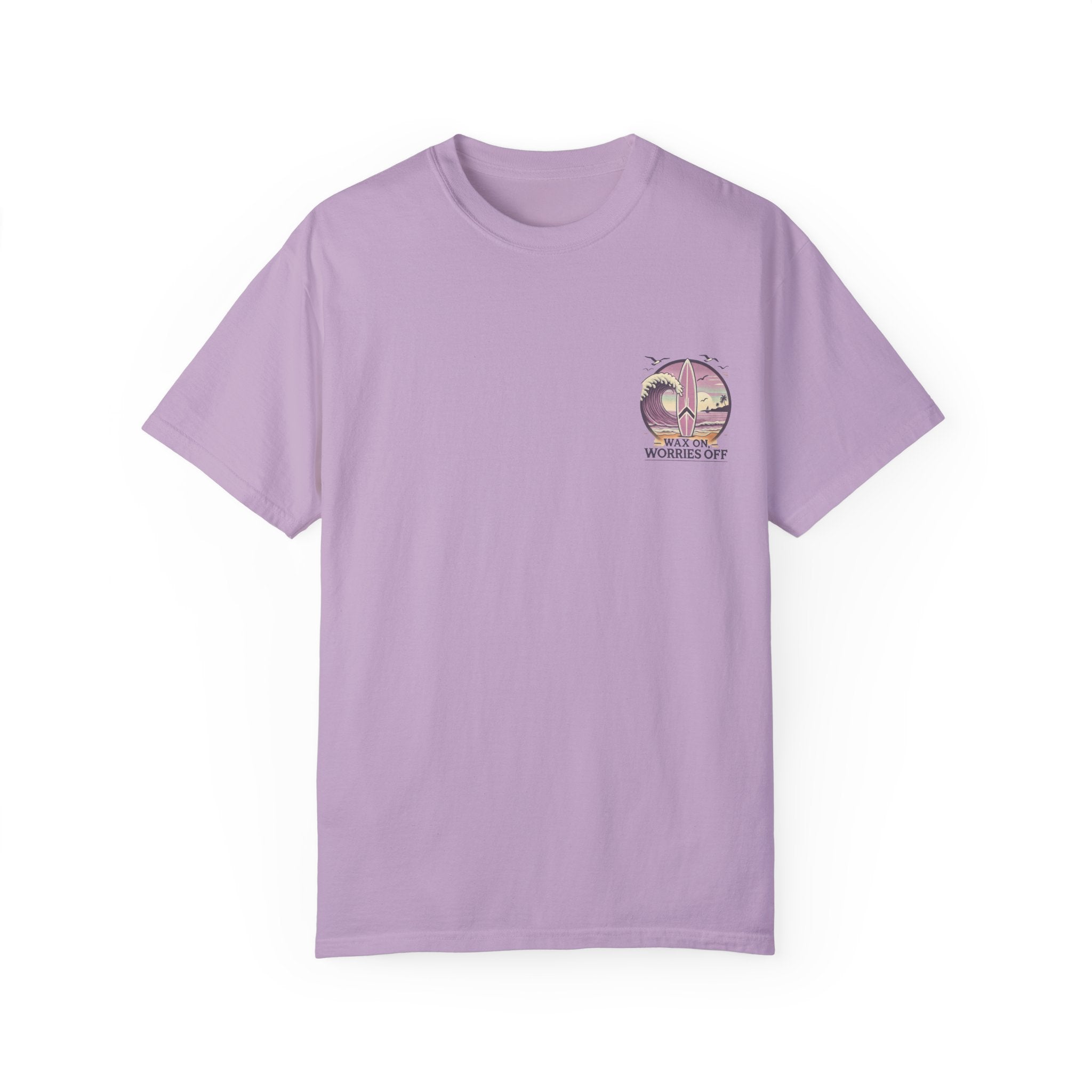 Wave Crest 'Wax On' Relaxed Tee - Clamshell Pink