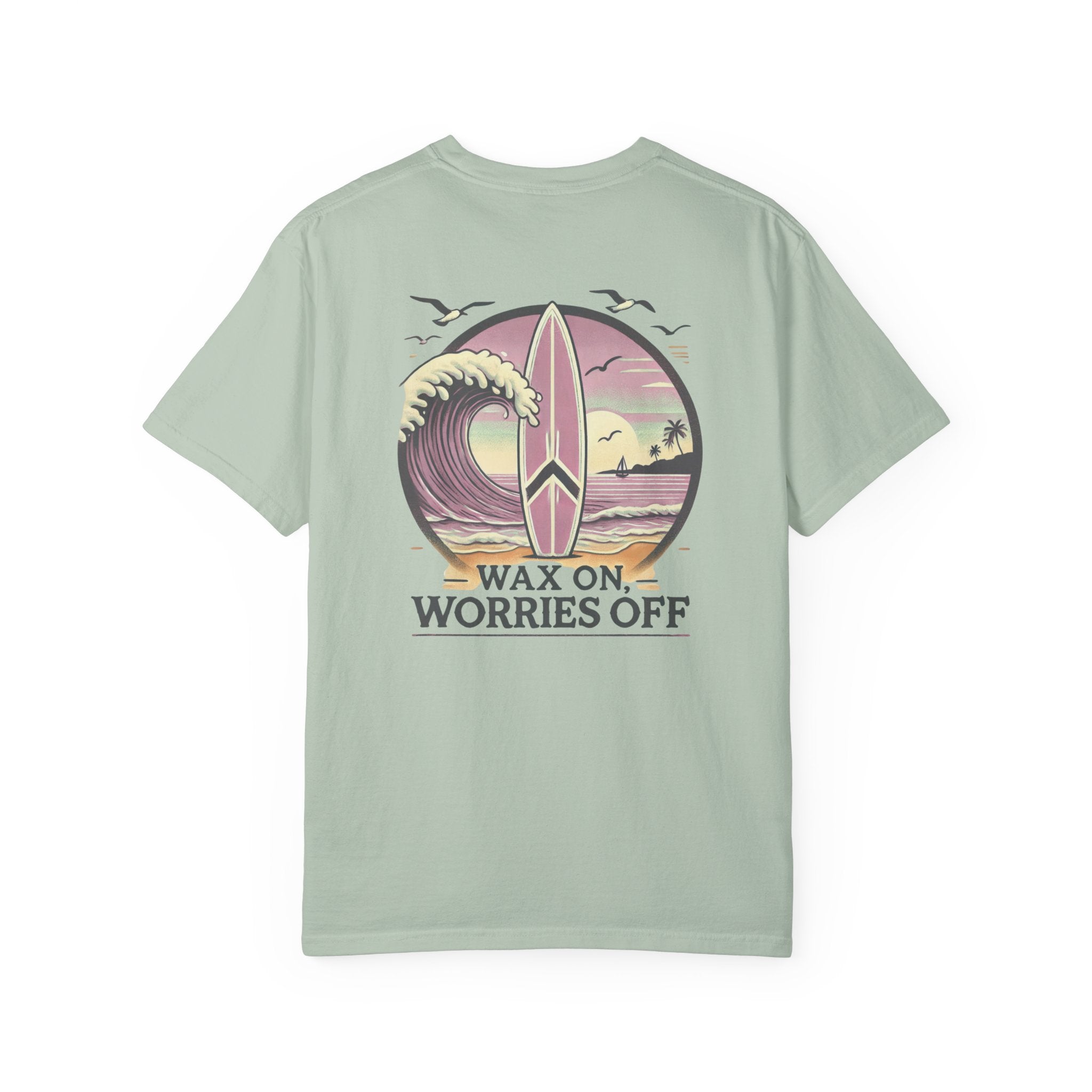 Wave Crest 'Wax On' Relaxed Tee - Clamshell Pink