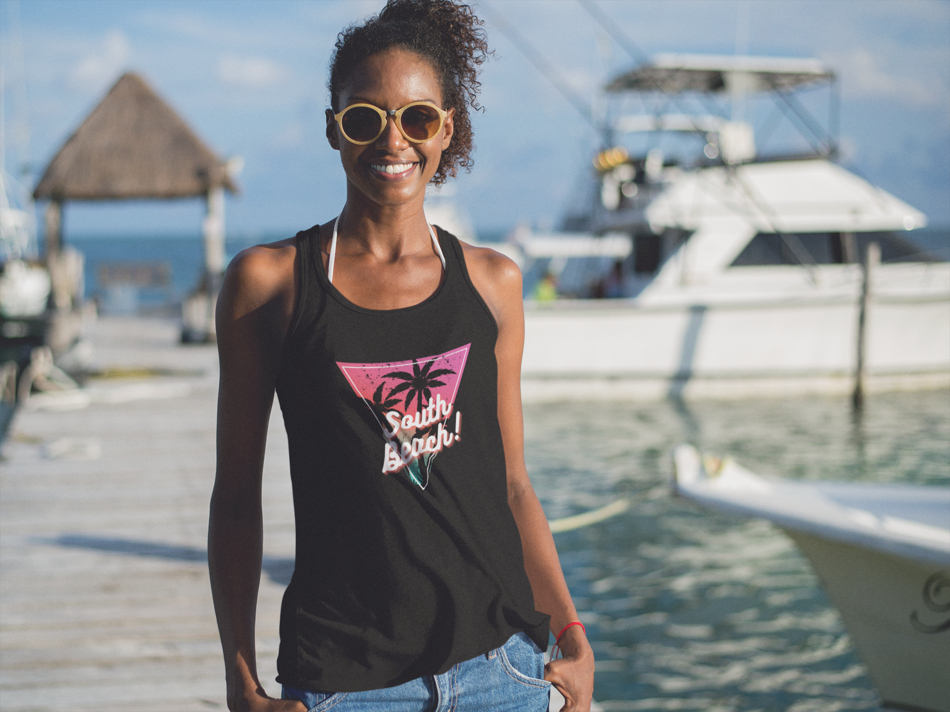 Watermelon Paradise 'South Beach' Racerback Tank