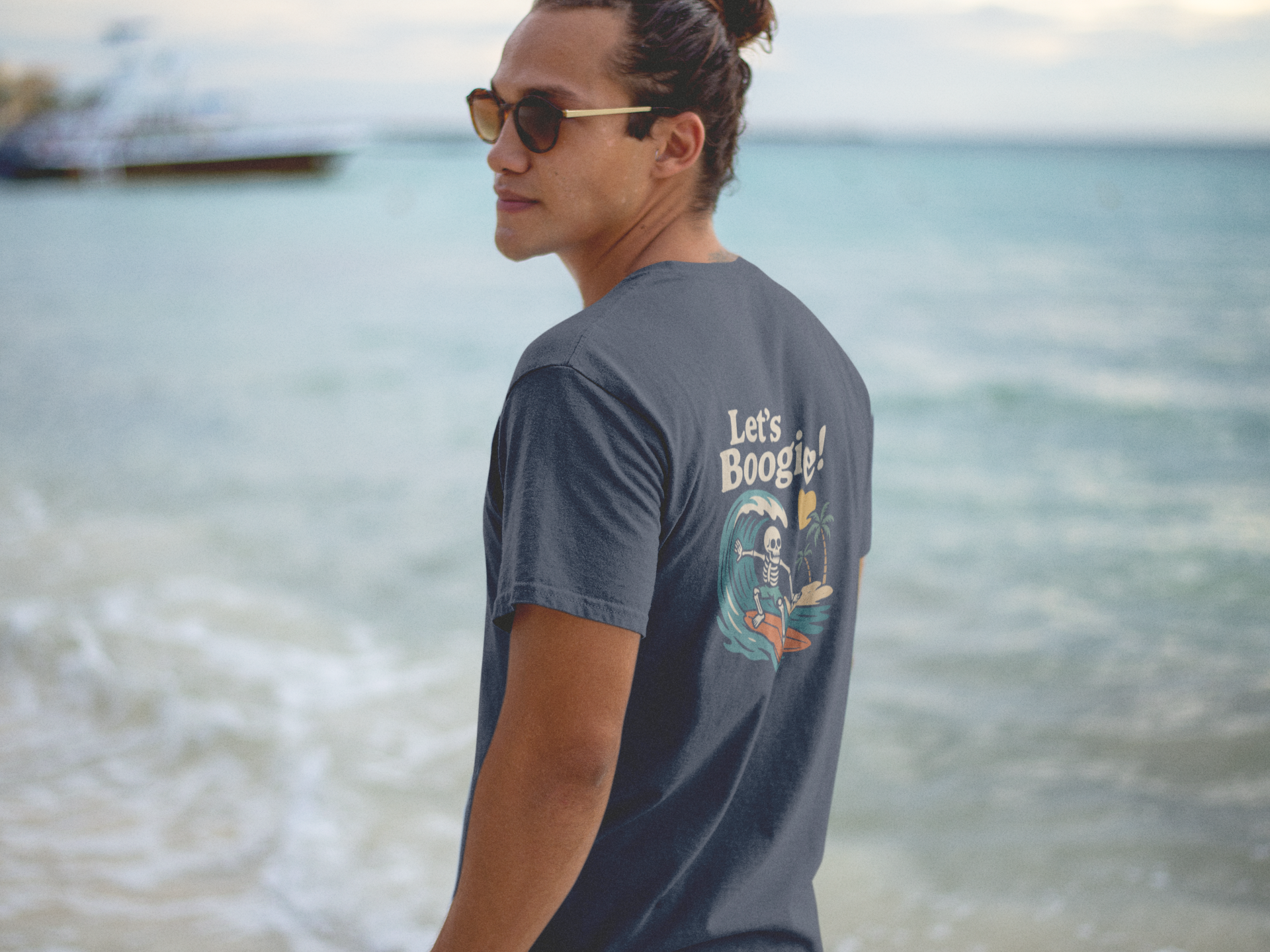 Skully 'Let's Boogie' Relaxed Tee - Classic