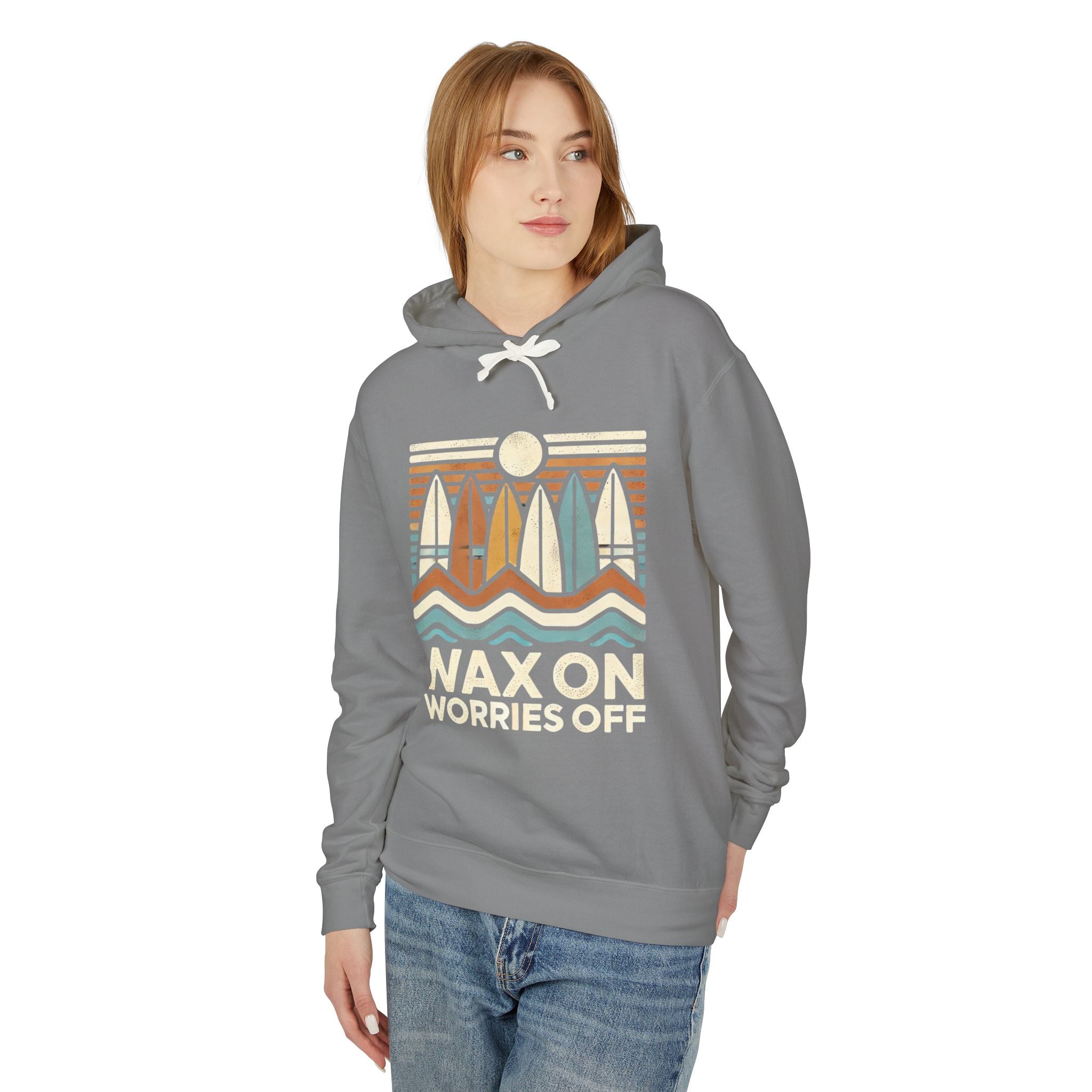 Boards Up 'Wax On' Hoodie - Sand & Sky