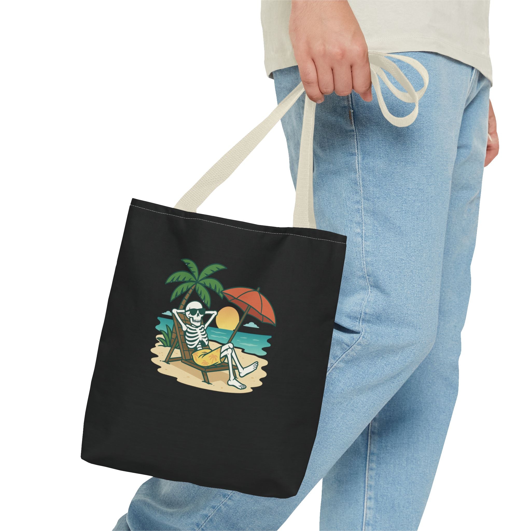 Skully in an Adirondack Everyday Canvas Tote Bag - 13x13