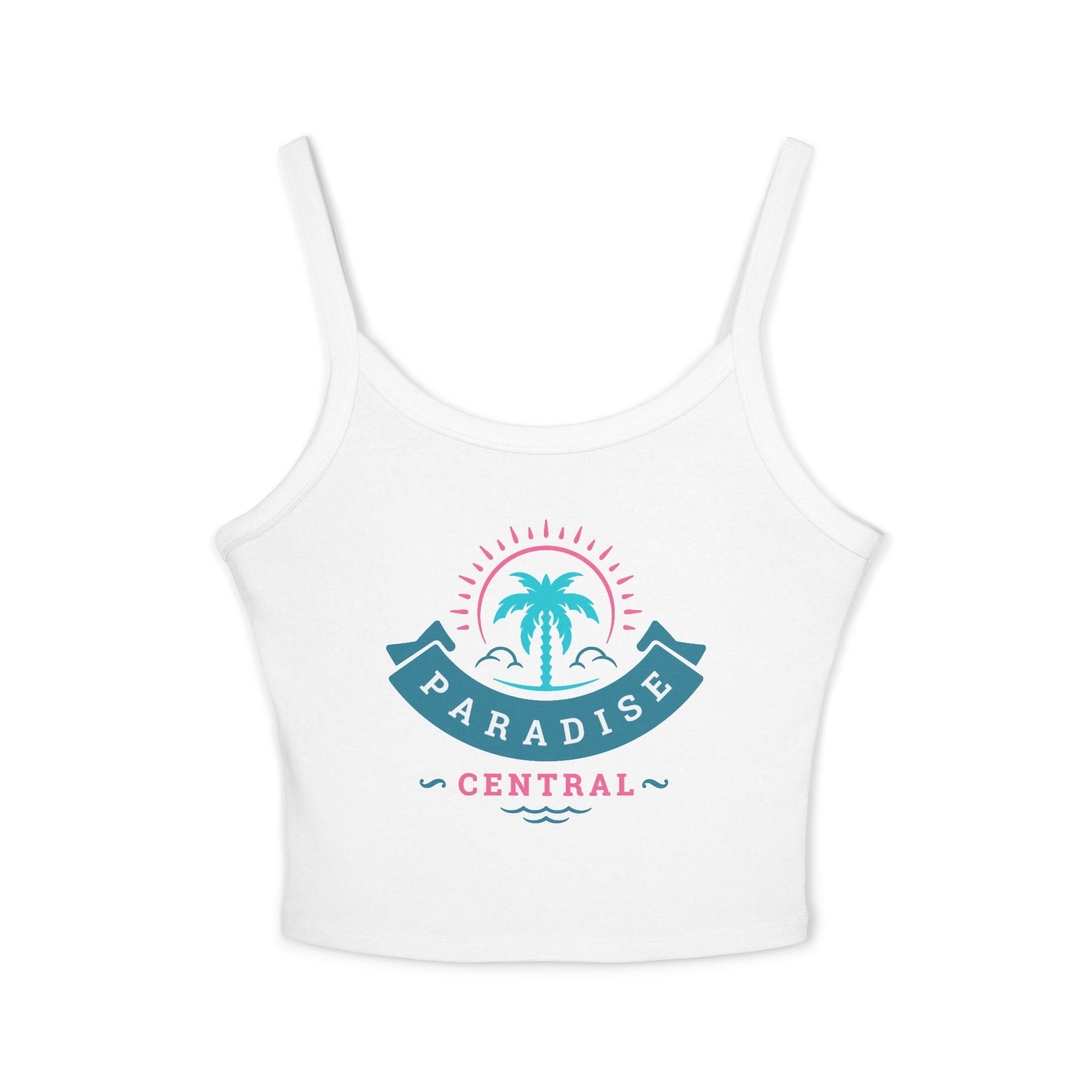 Paradise Central Spaghetti Strap Tank