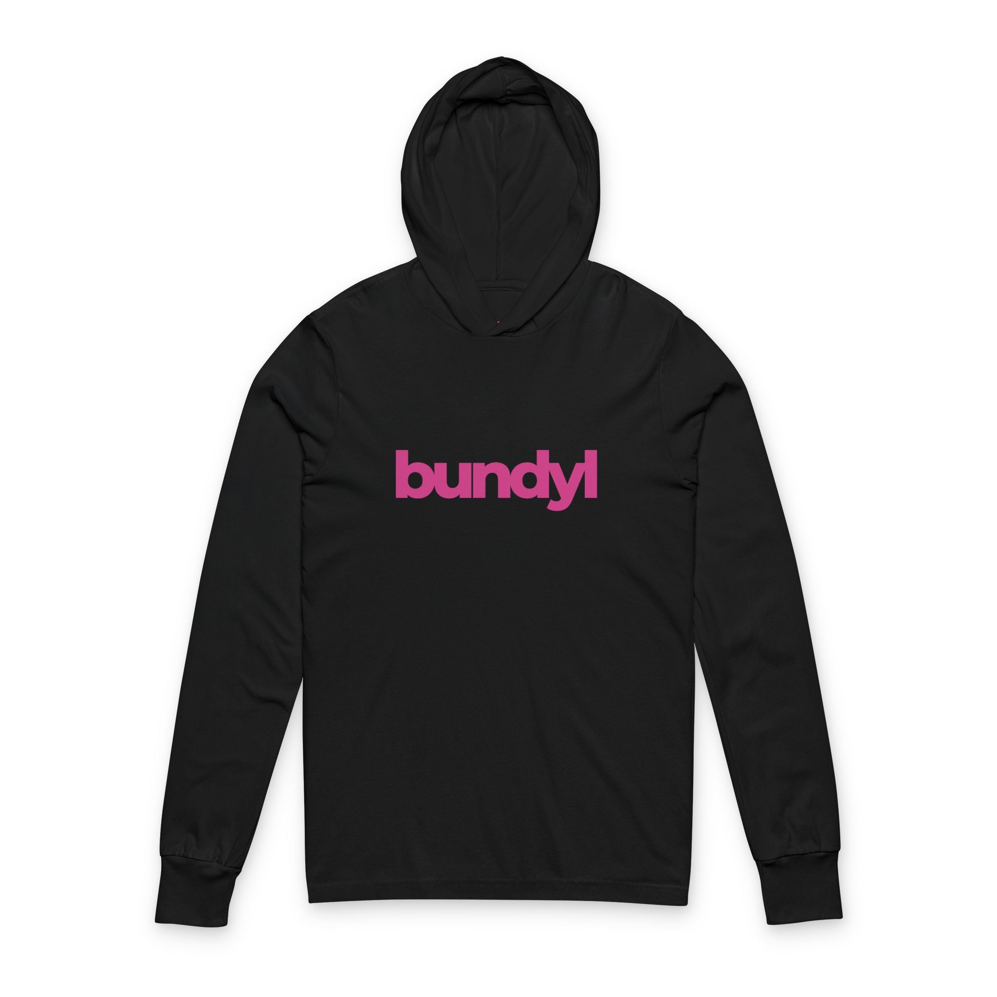 bundyl Logo Long Sleeve Hooded Tee - Hot Summer Pink