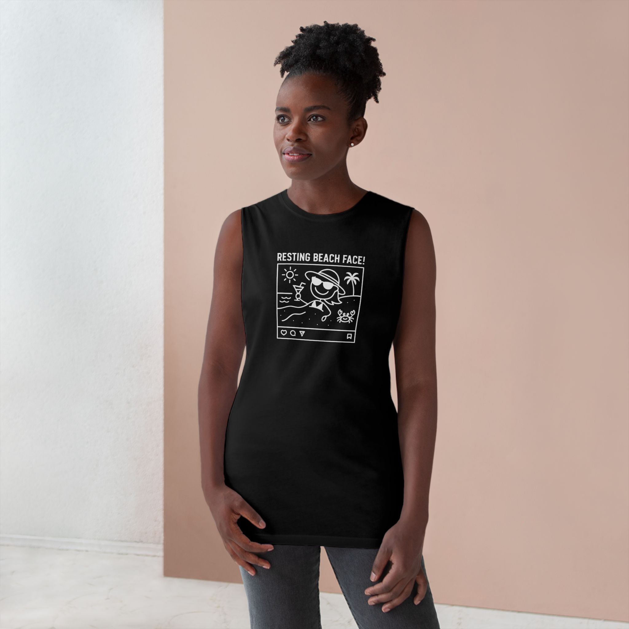 Resting Beach Face! Chill Tank - Neck Deep