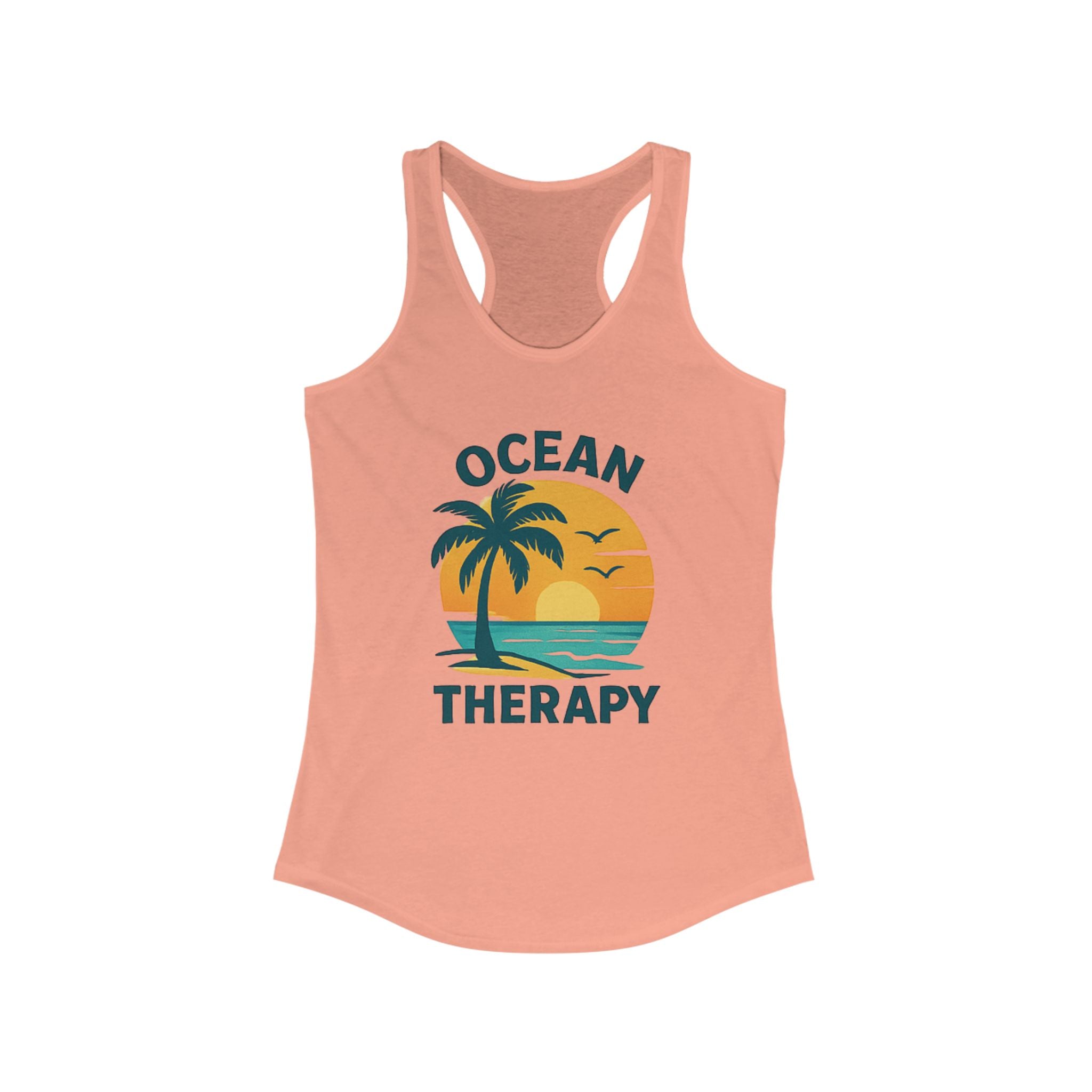 Ocean Therapy Racerback Tank - Sand & Sea