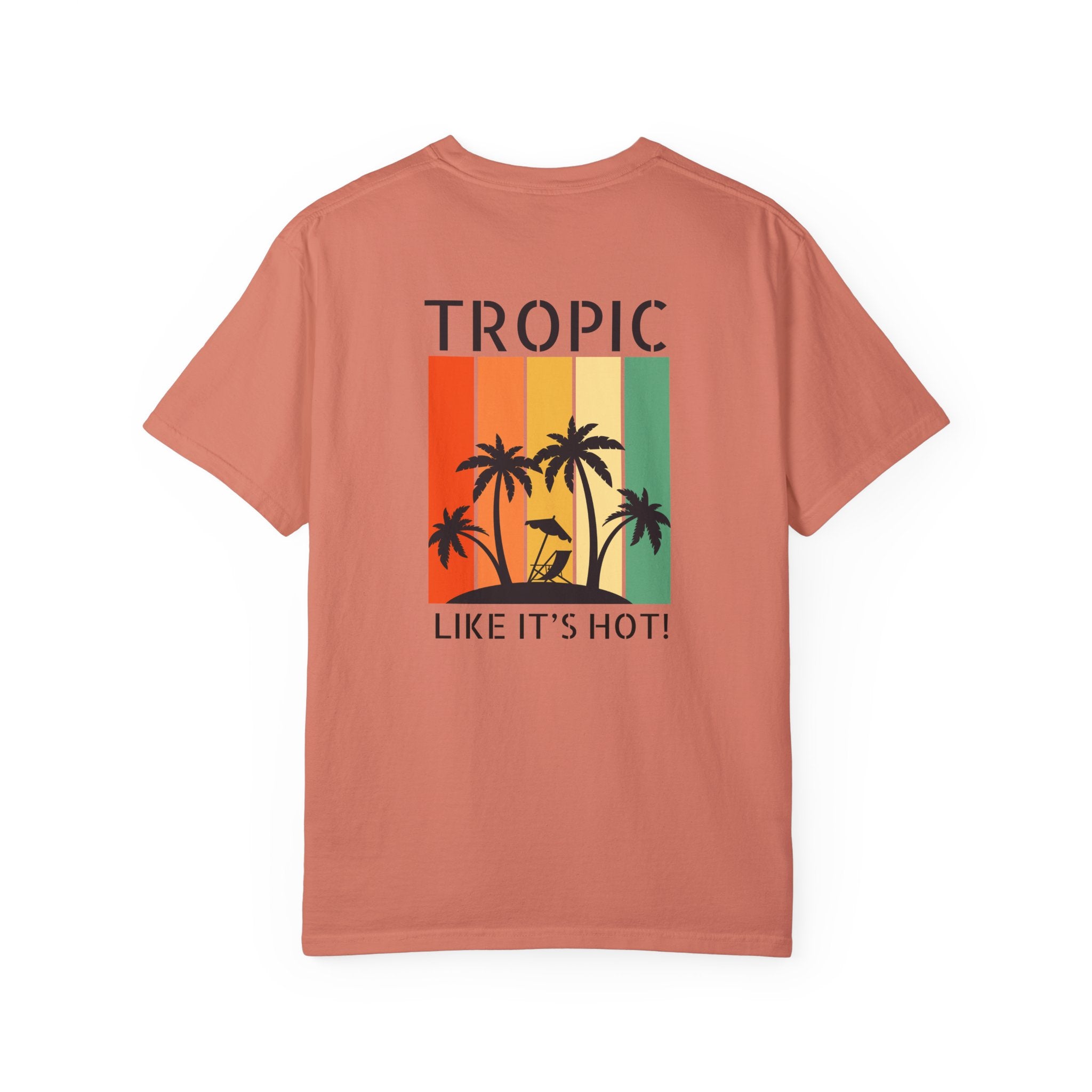 Tropic Panels Relaxed Tee - Rainbow Sunset