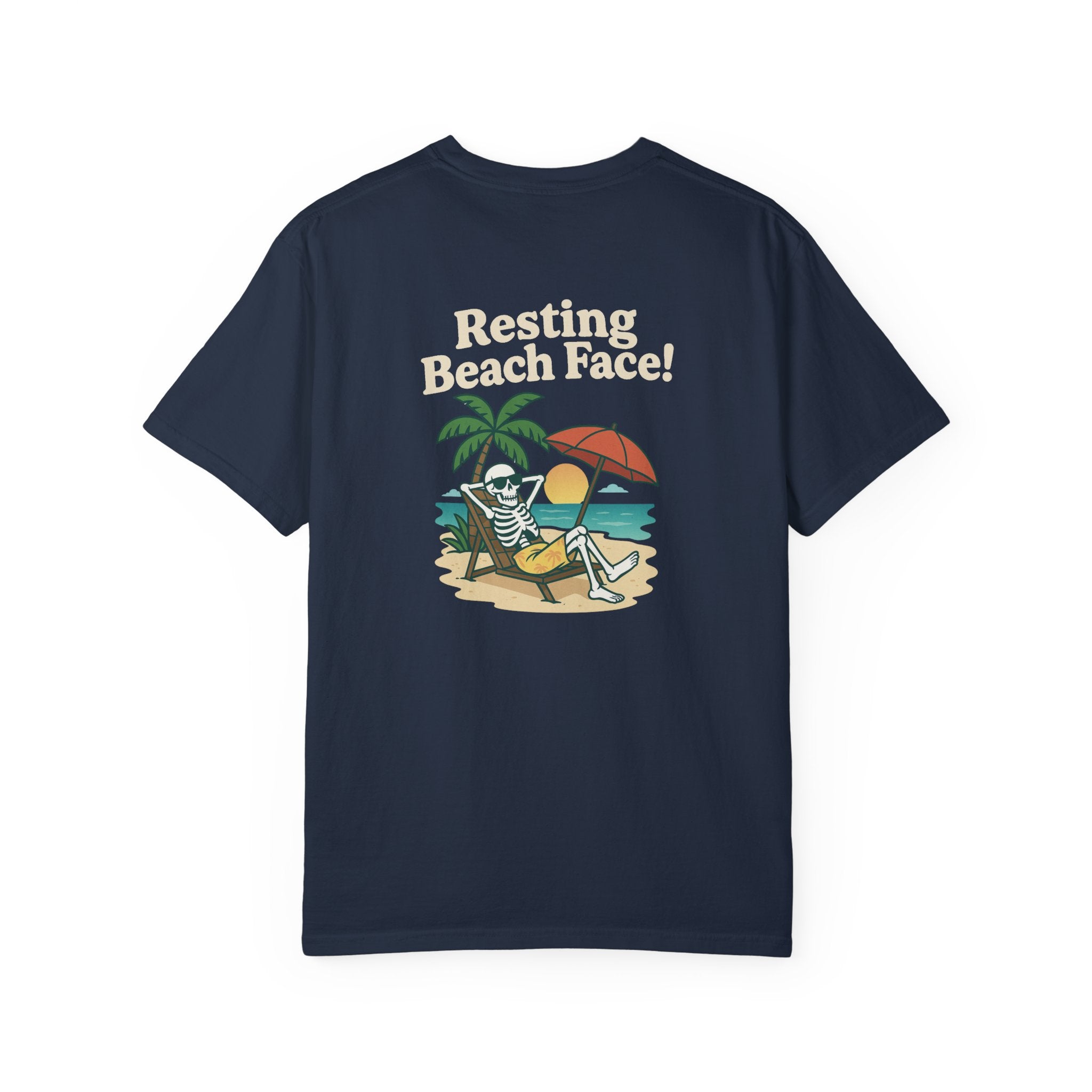 Skully 'Resting Beach Face' Relaxed Tee - Classic
