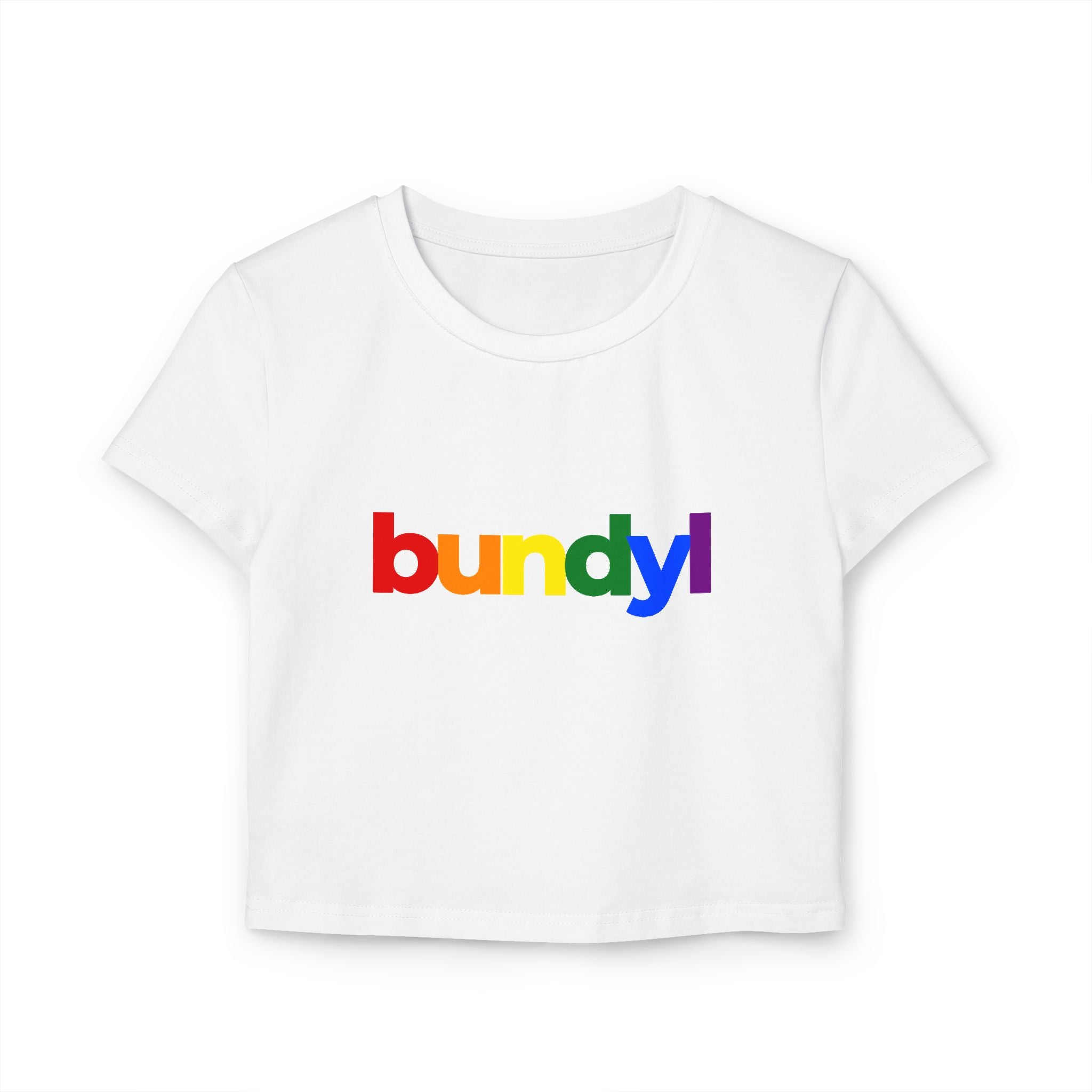 'Be Proud, Be Loud, Be You!' Cropped Fitted Tee