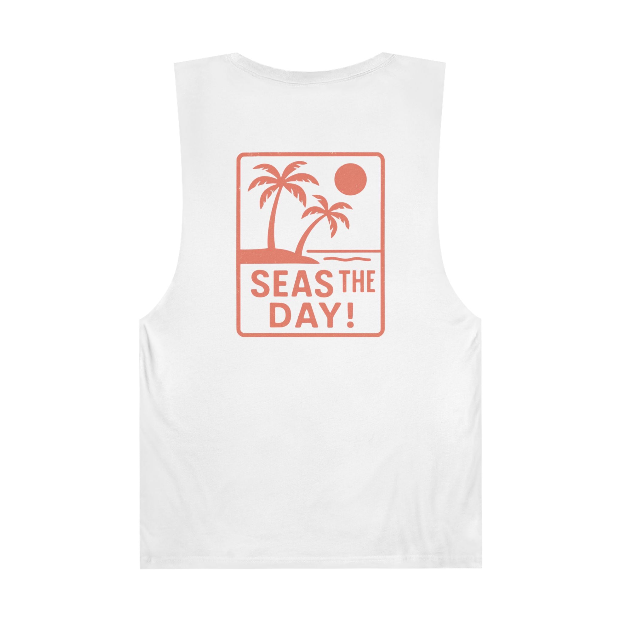 Tropic Beach 'Seas the Day' Chill Tank - Sunset Orange