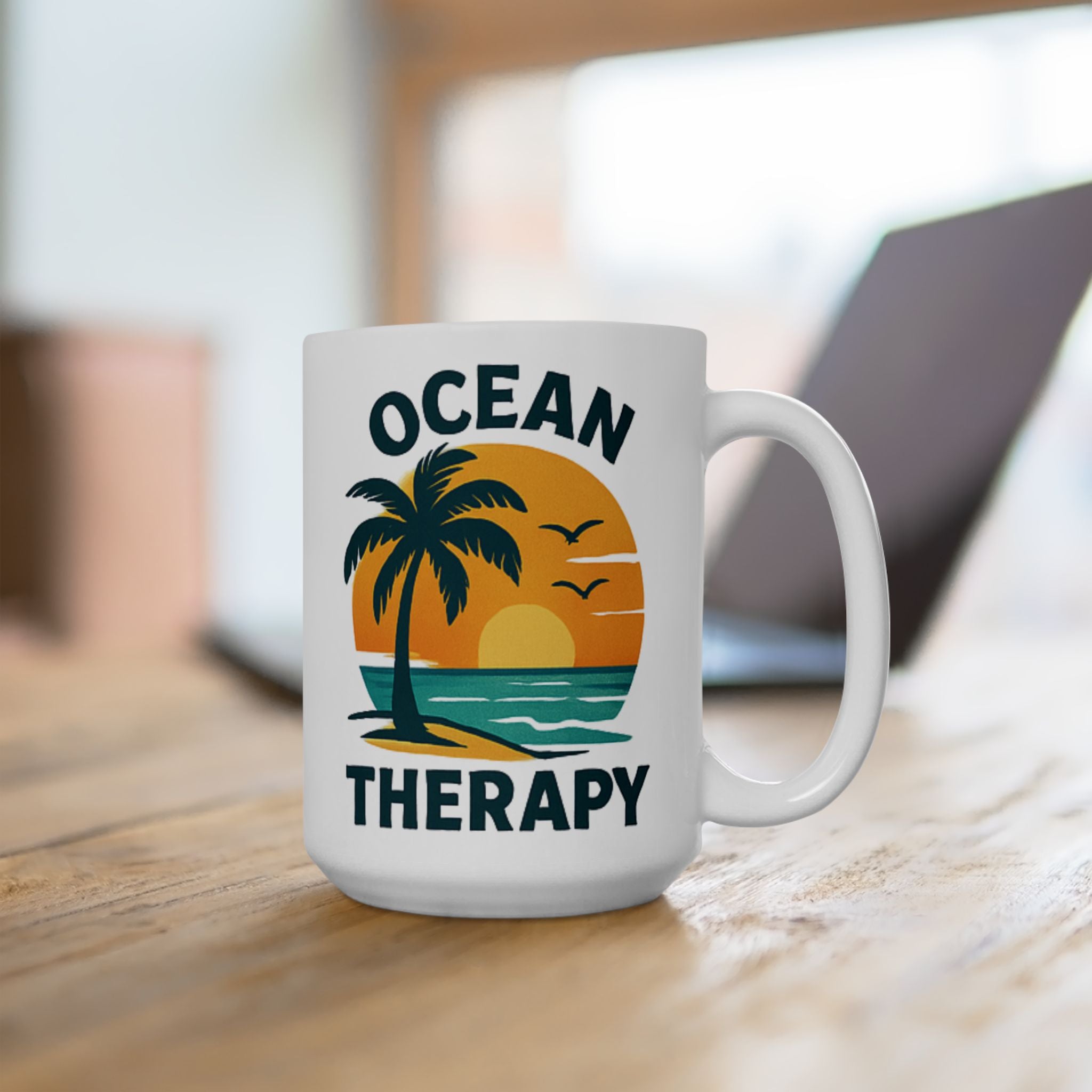 Ocean Therapy Coffee Mug - Sand & Sea