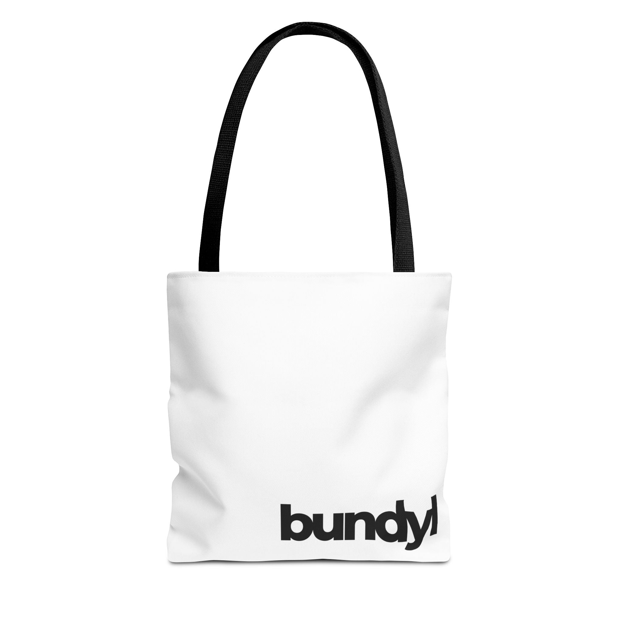 bundyl Logo Everyday Canvas Tote Bag - 13x13 in White