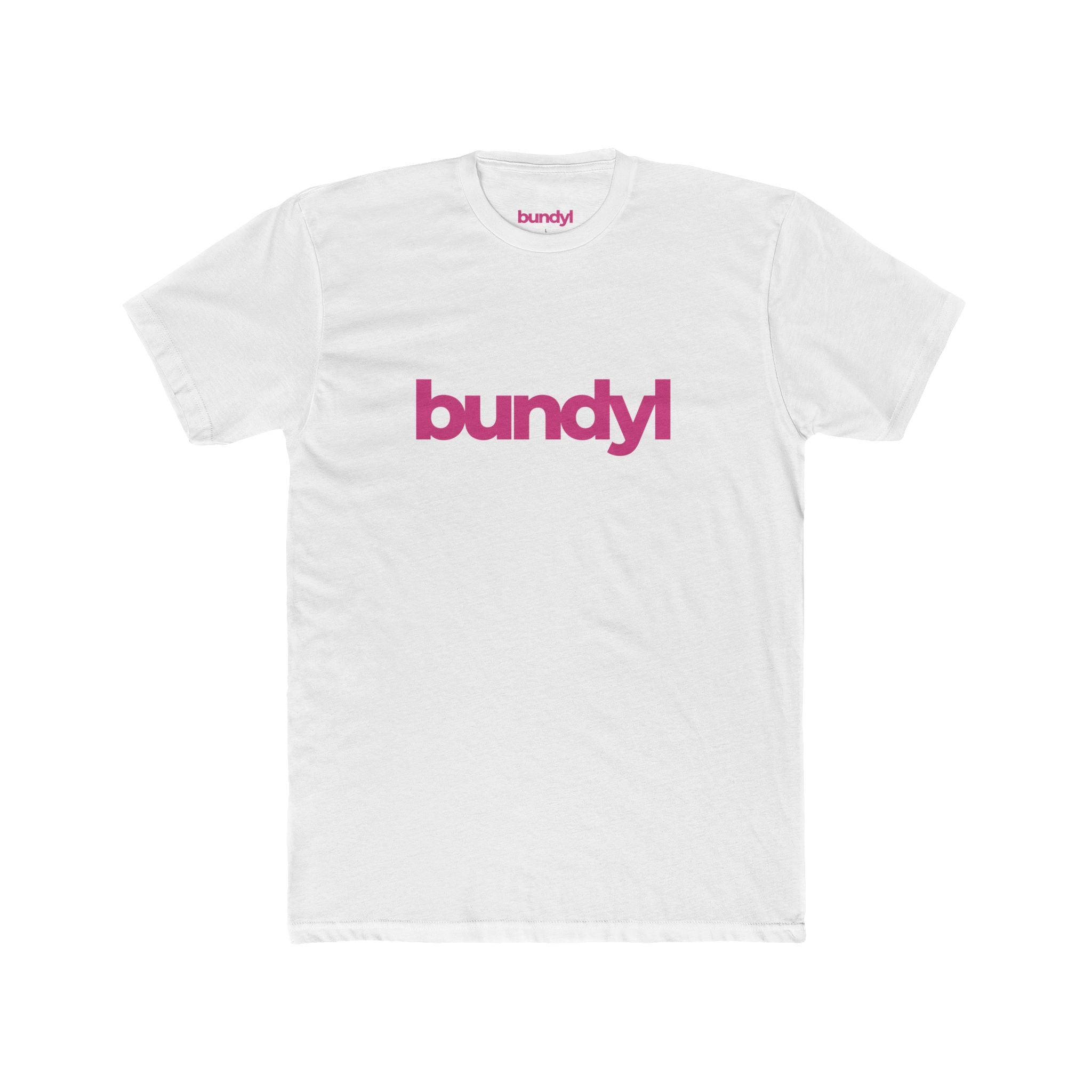 bundyl Logo Fitted Tee - Hot Summer Pink