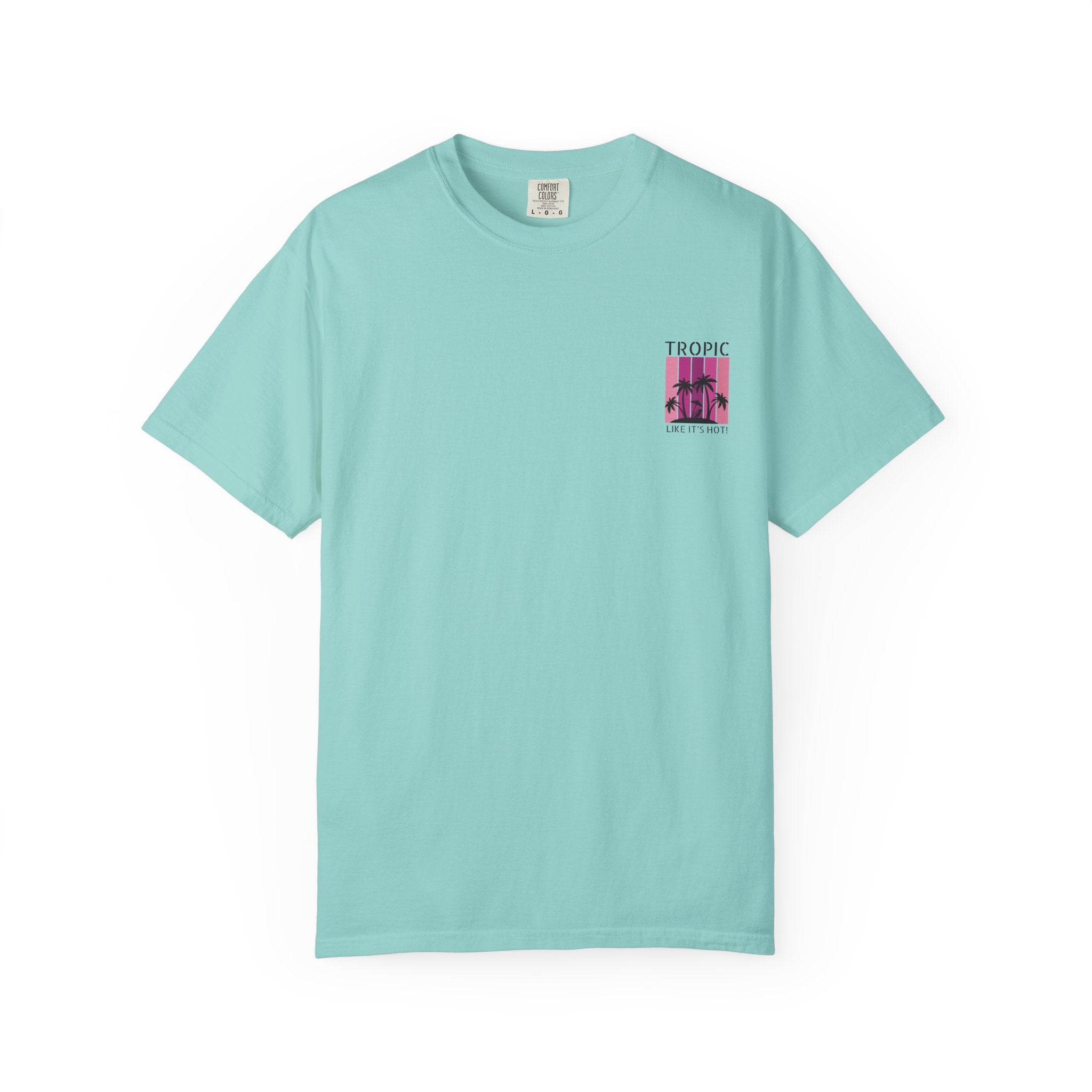 Tropic Panels Relaxed Tee - Hot Summer Pink