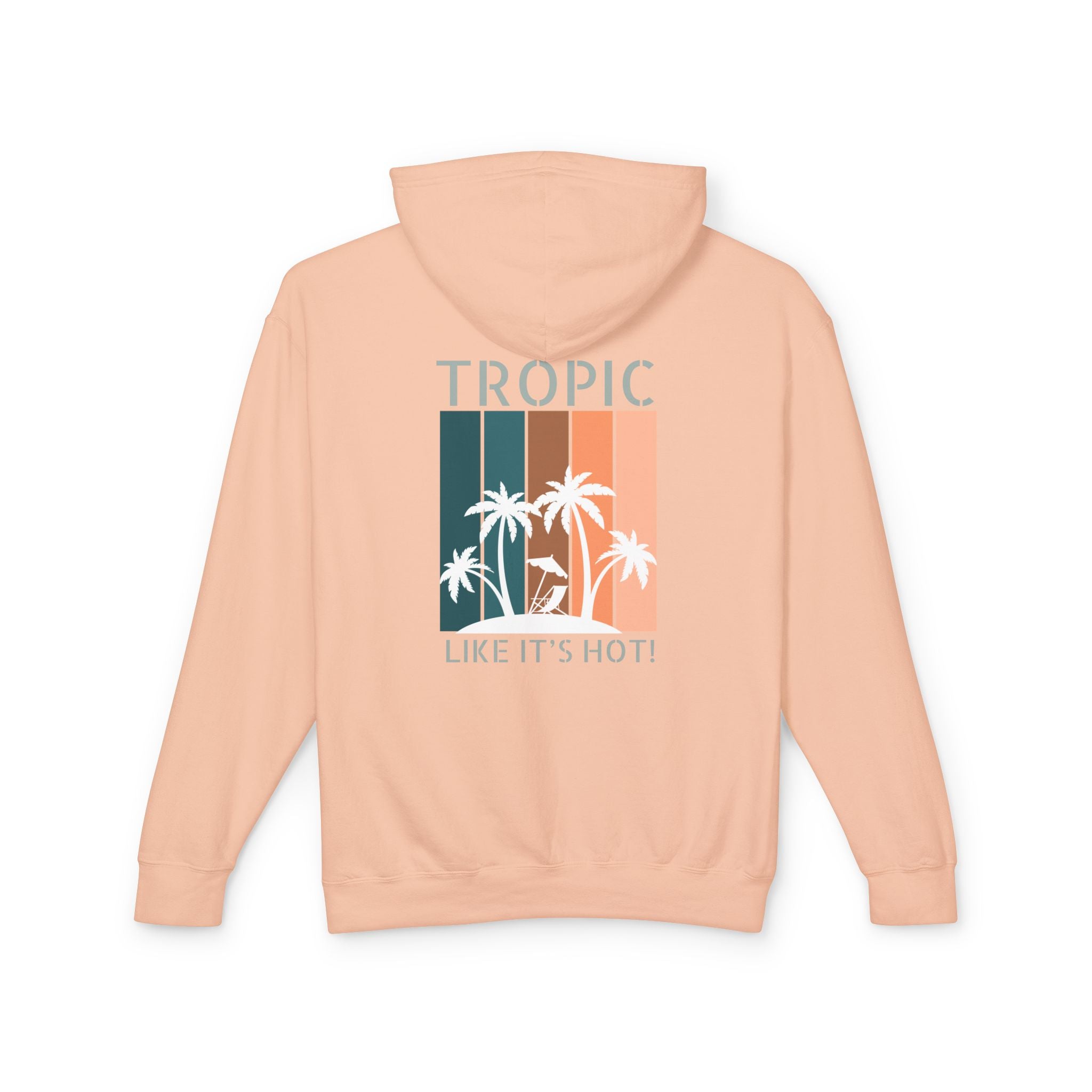 Tropic Panels Hoodie - Peaches & Cream