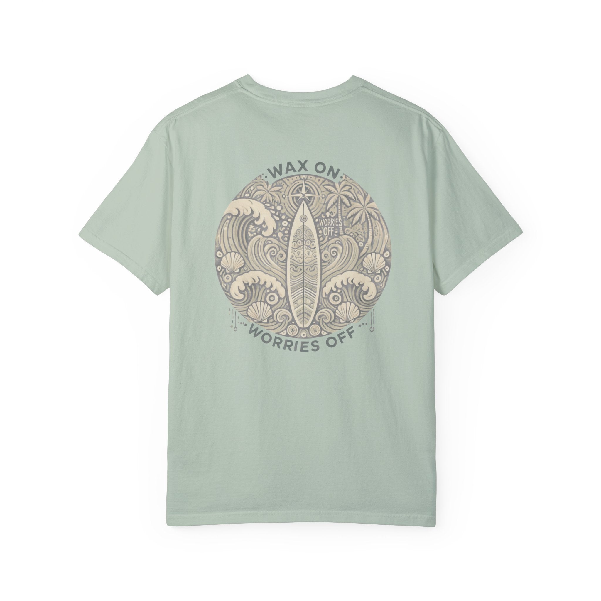 Vintage 'Wax On' Relaxed Tee - Sand