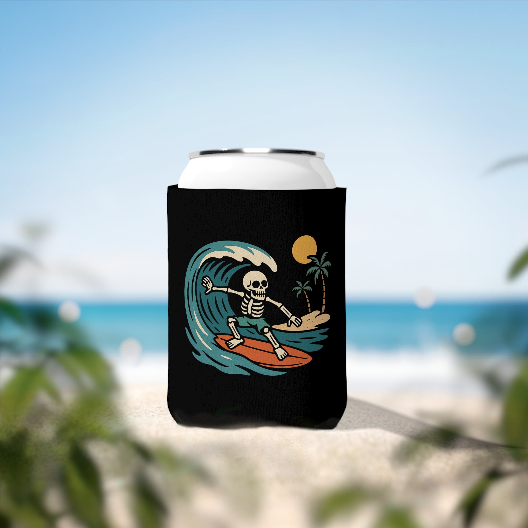 Skully 'Let's Boogie' Can Cooler Sleeve - Image Only