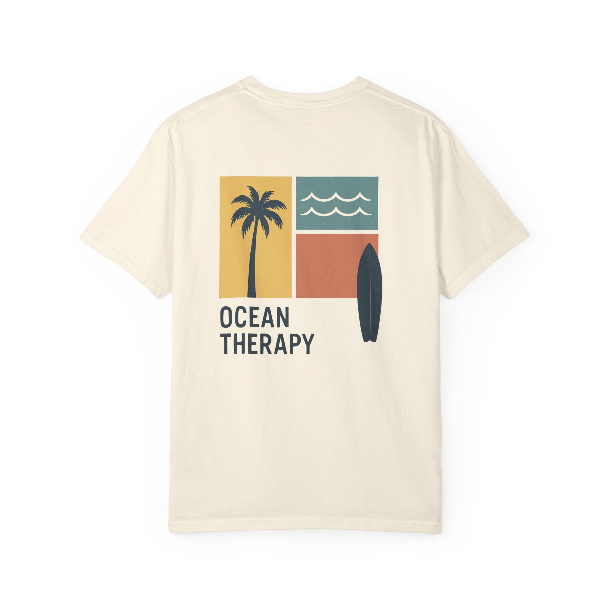 Ocean Therapy Relaxed Tee - Beach Block Golden Hour