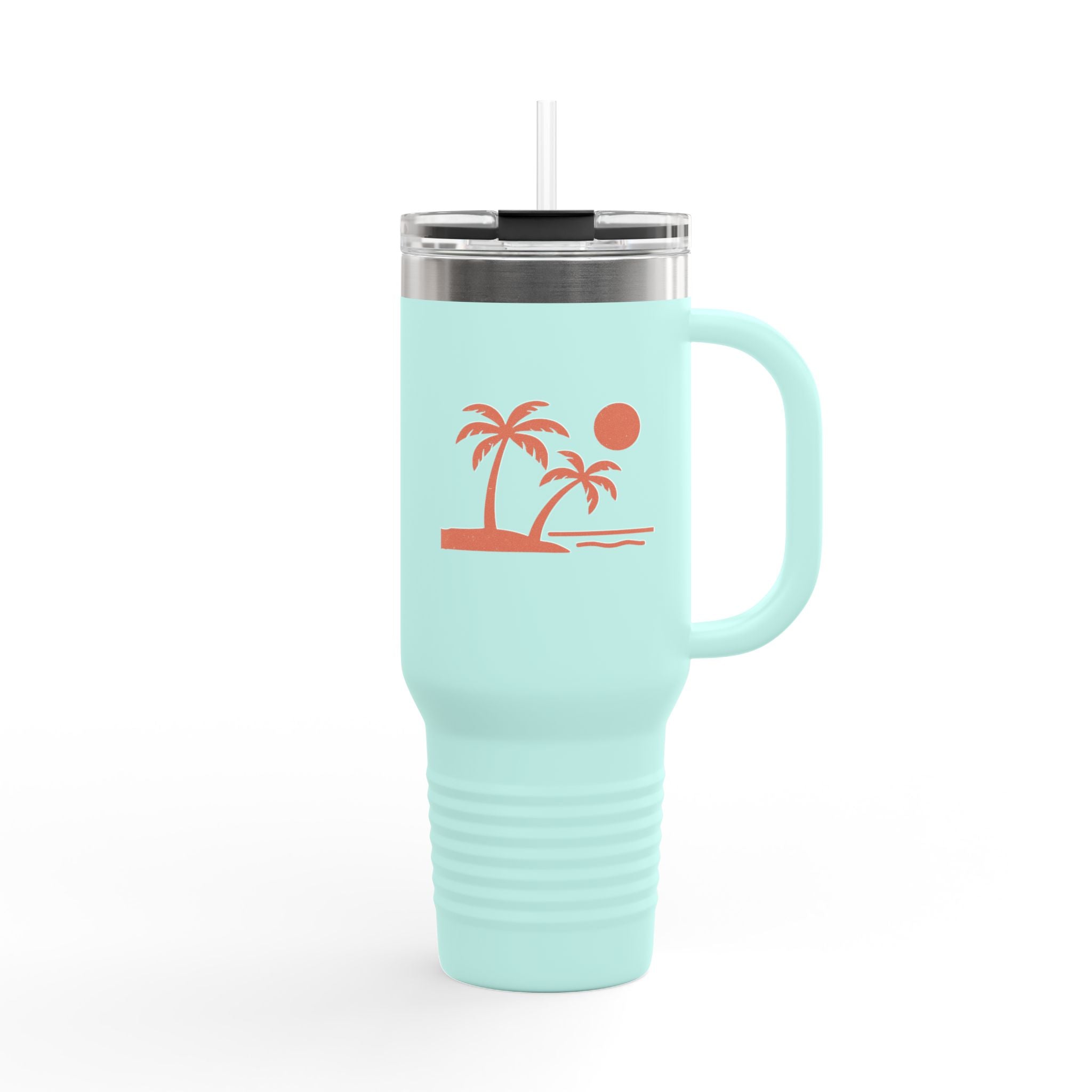 Tropic Beach Tumbler - Sunset Orange
