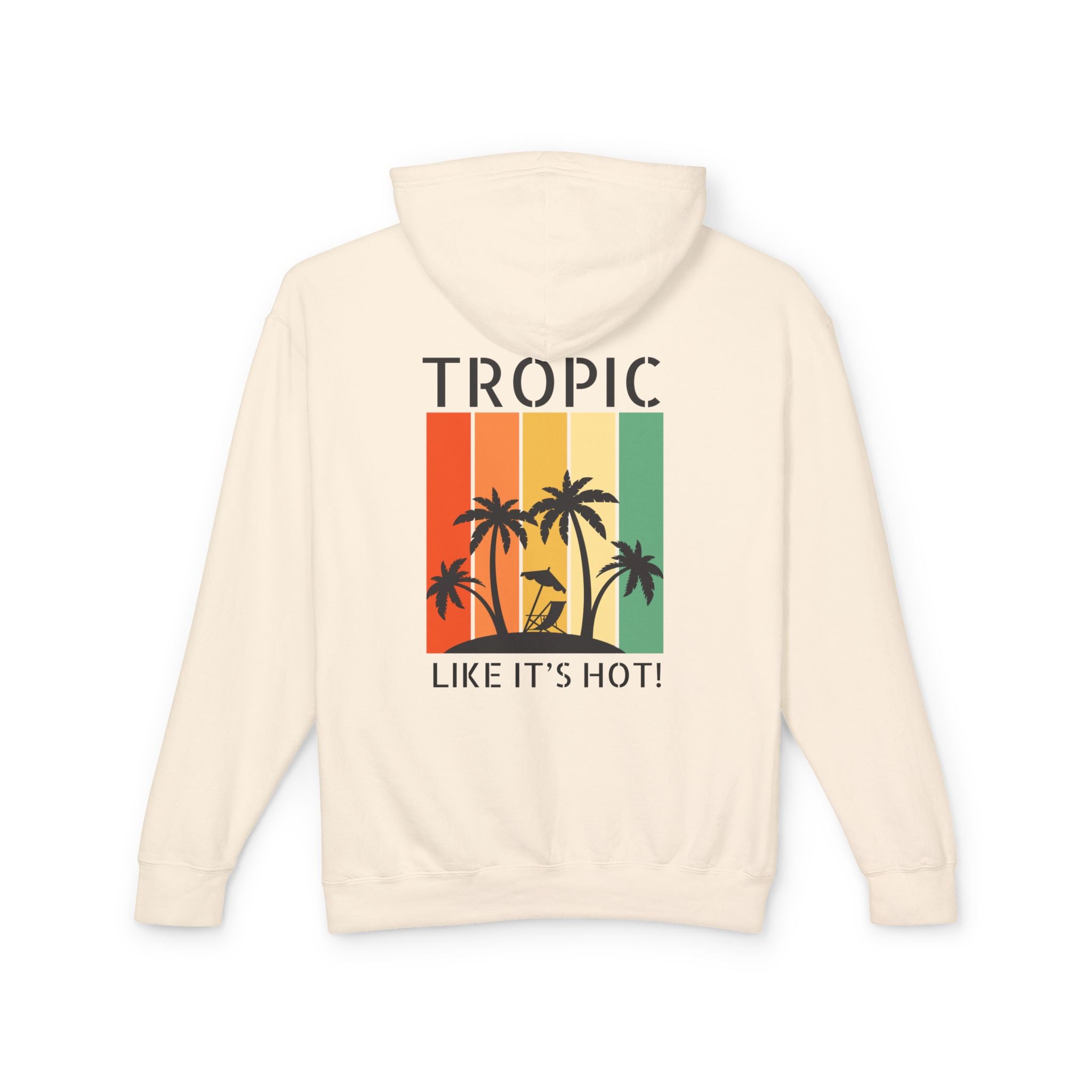 Tropic Panels Hoodie - Rainbow Sunset