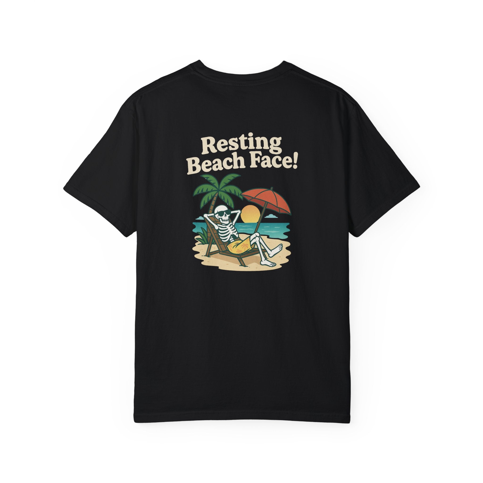 Skully 'Resting Beach Face' Relaxed Tee - Classic