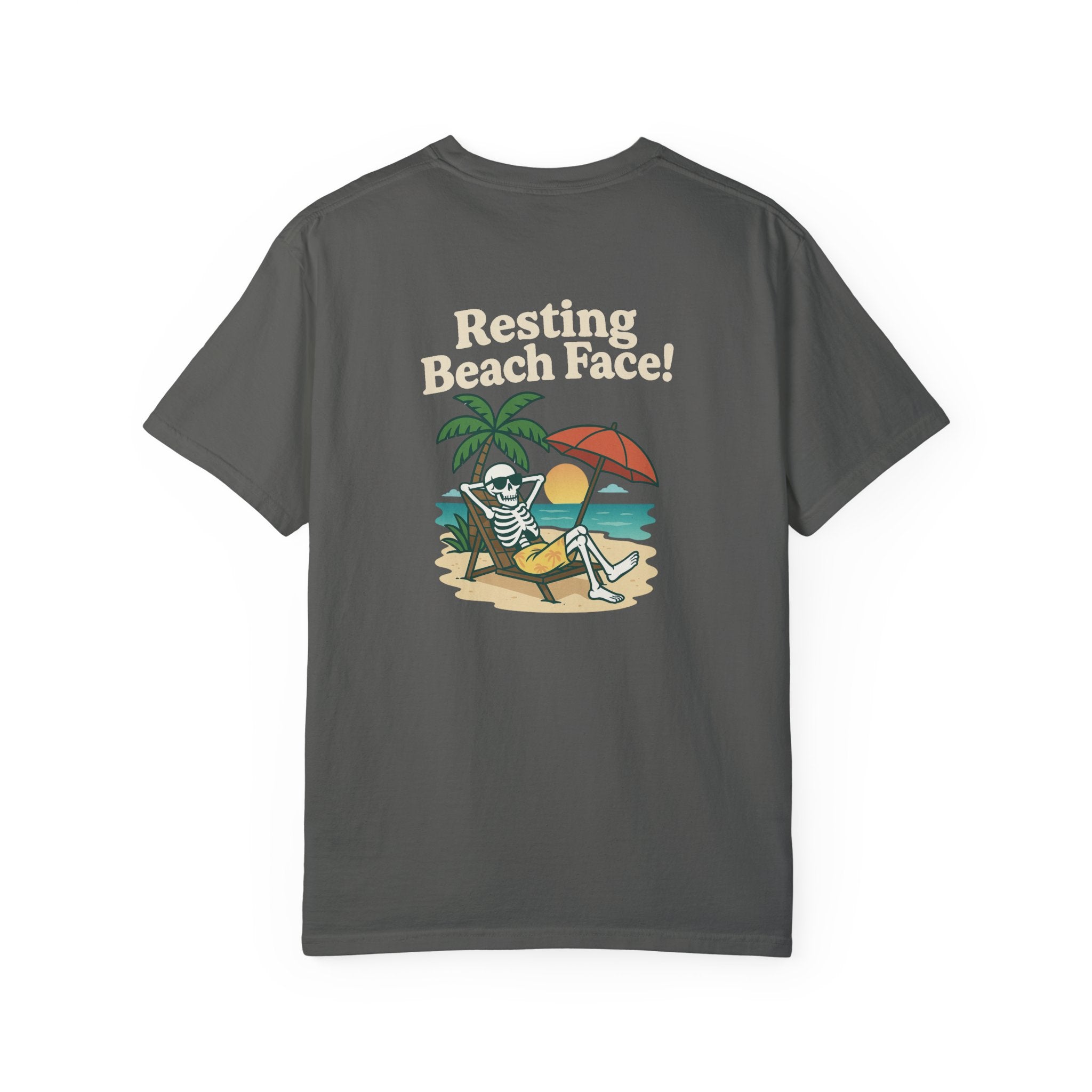 Skully 'Resting Beach Face' Relaxed Tee - Classic