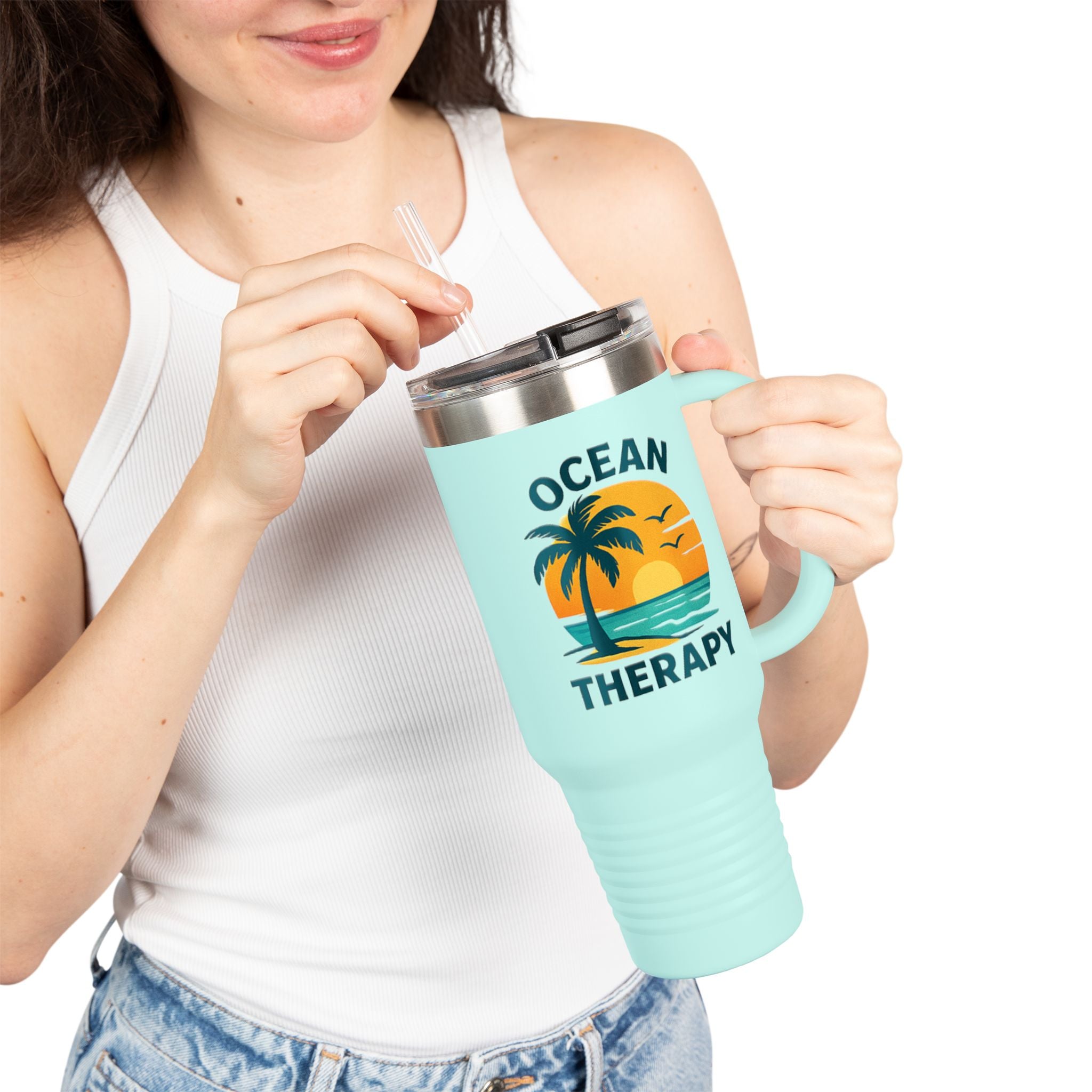 Ocean Therapy Tumbler - Sand & Sea