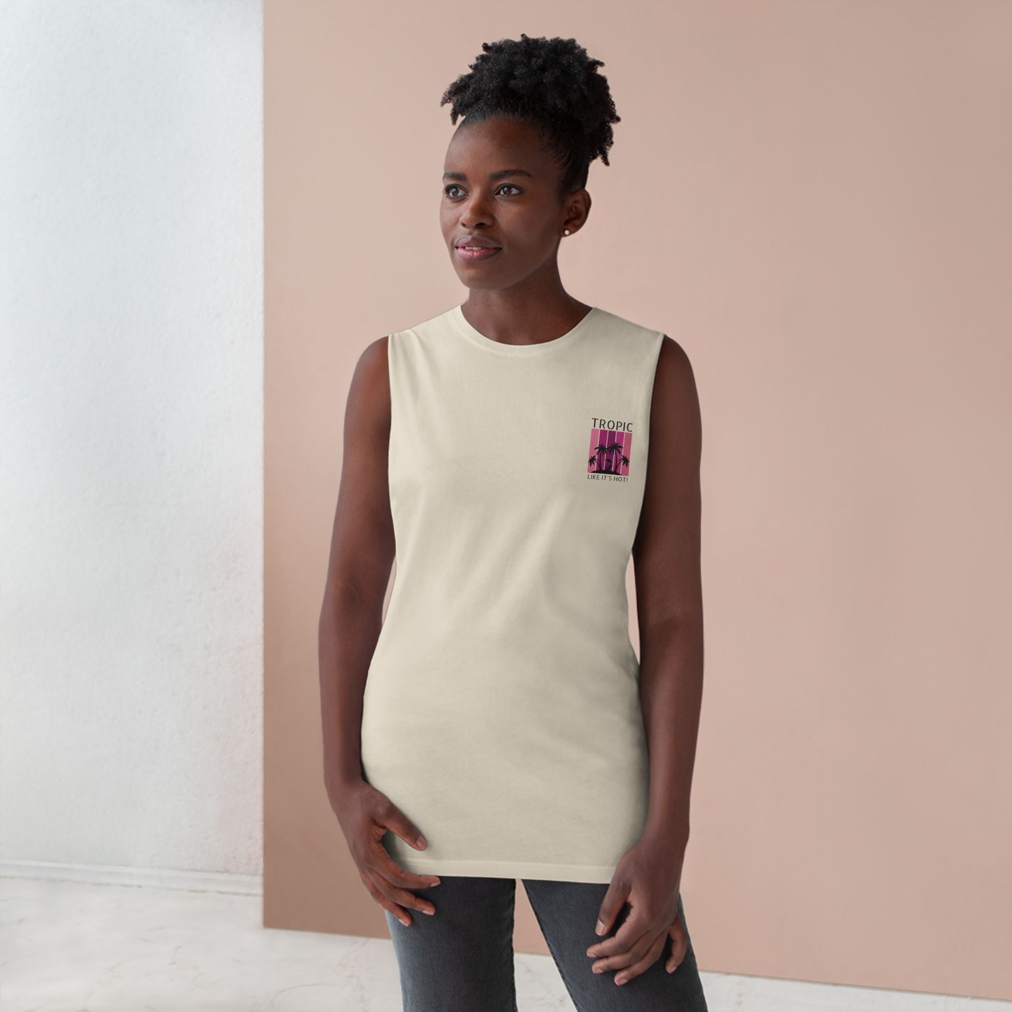 Tropic Panels Chill Tank - Hot Summer Pink