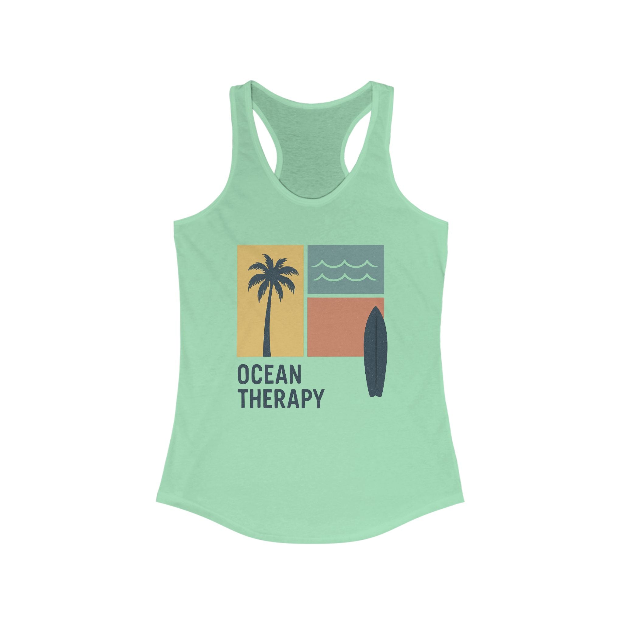 Ocean Therapy Racerback Tank - Beach Block Golden Hour