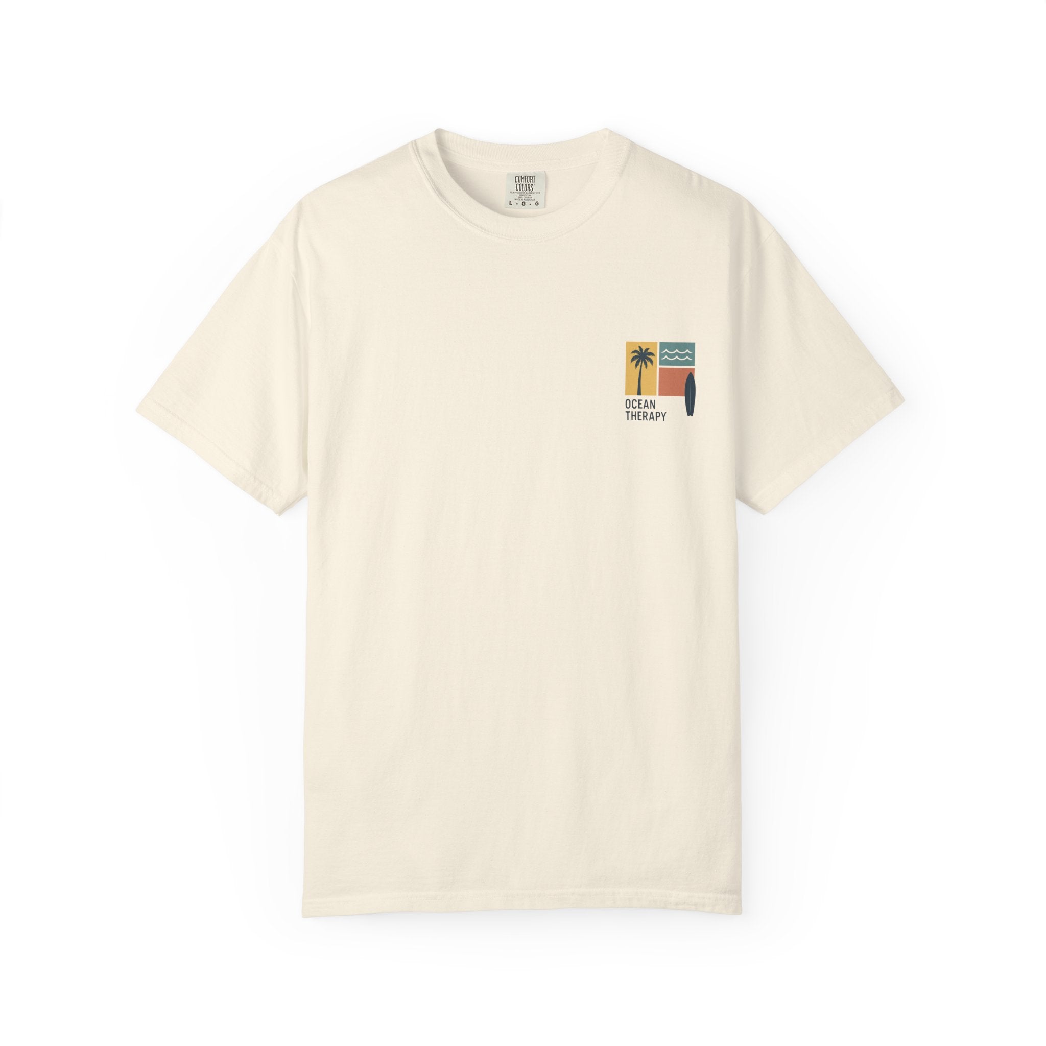 Ocean Therapy Relaxed Tee - Beach Block Golden Hour