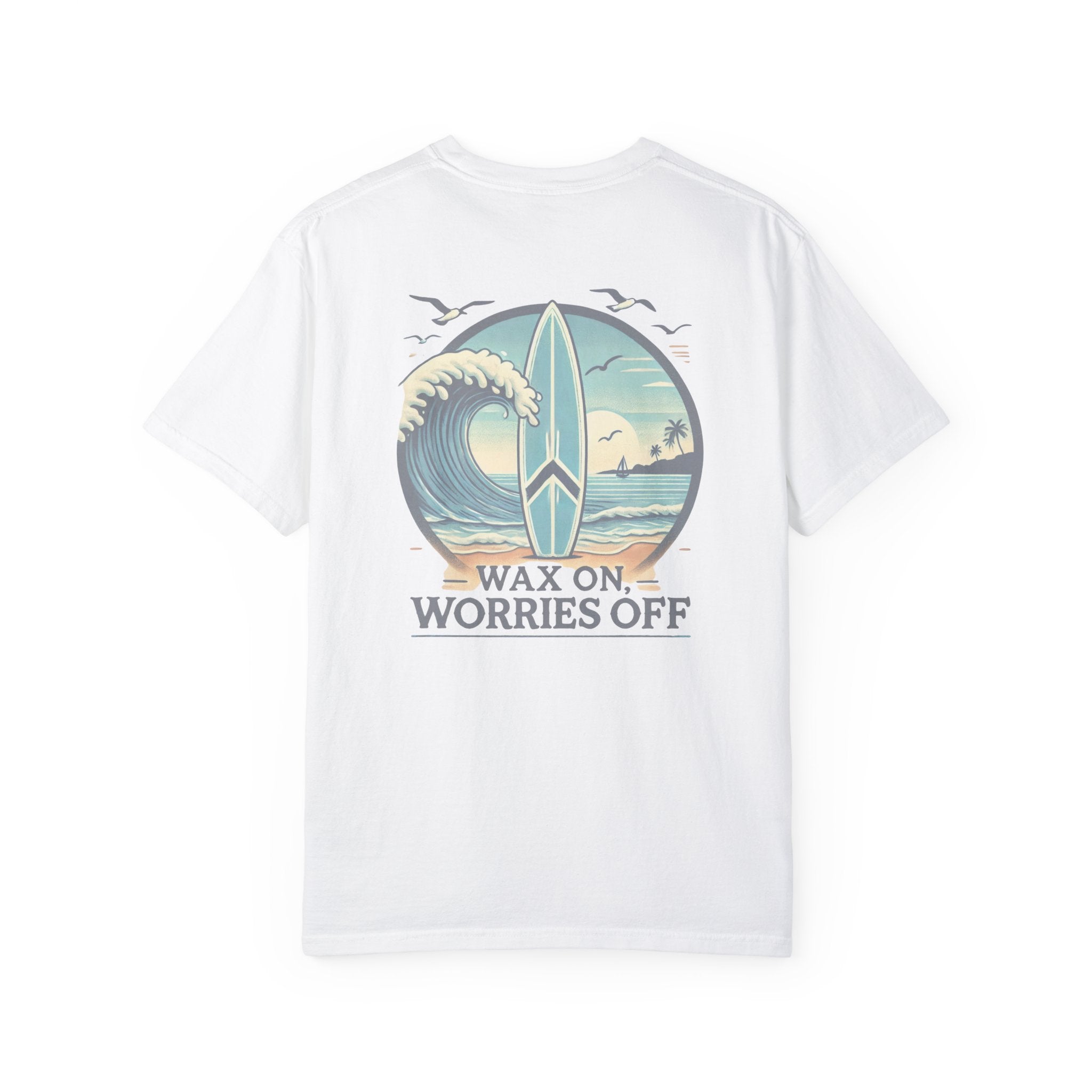 Wave Crest 'Wax On' Relaxed Tee - Acapulco Green