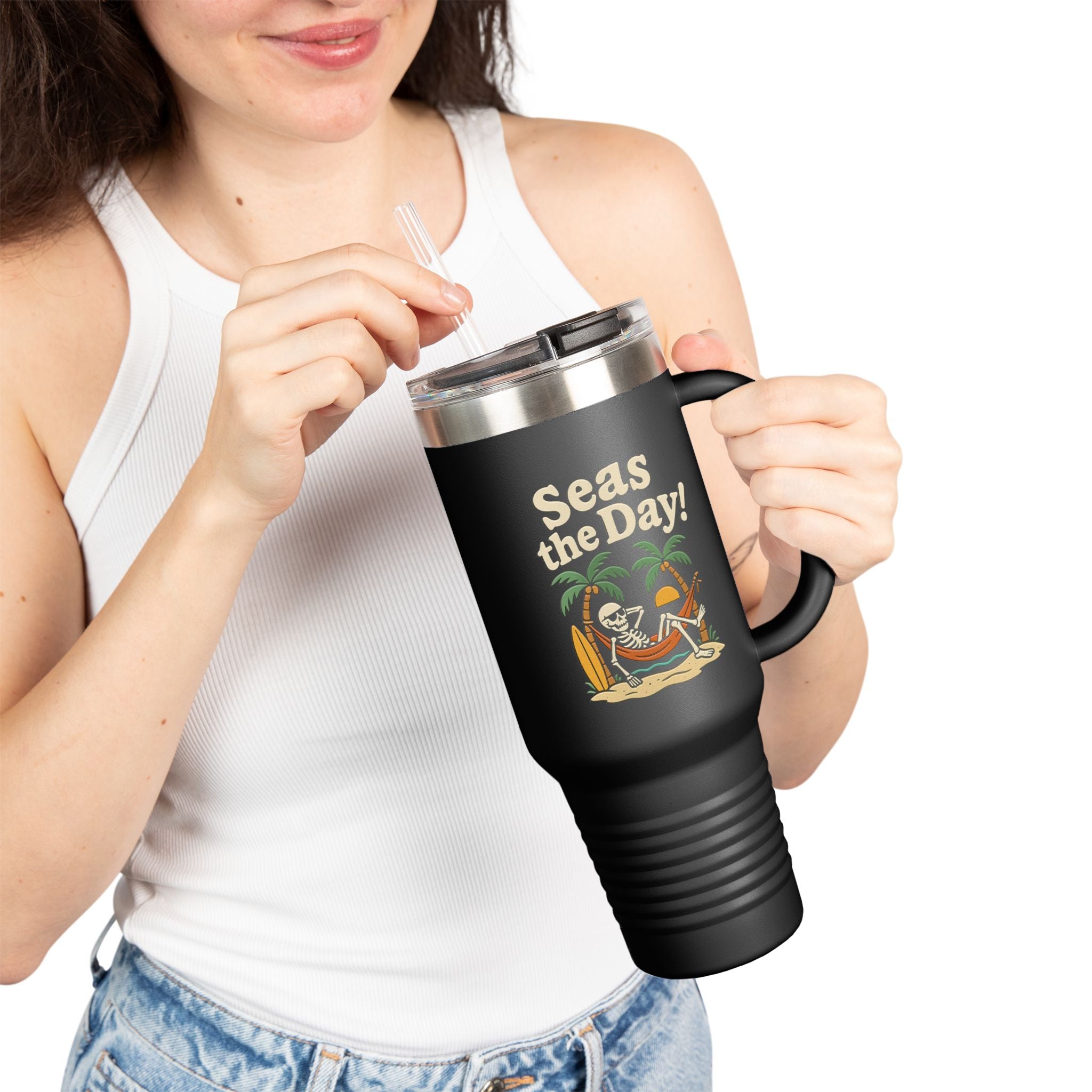 Skully 'Seas the Day' Tumbler