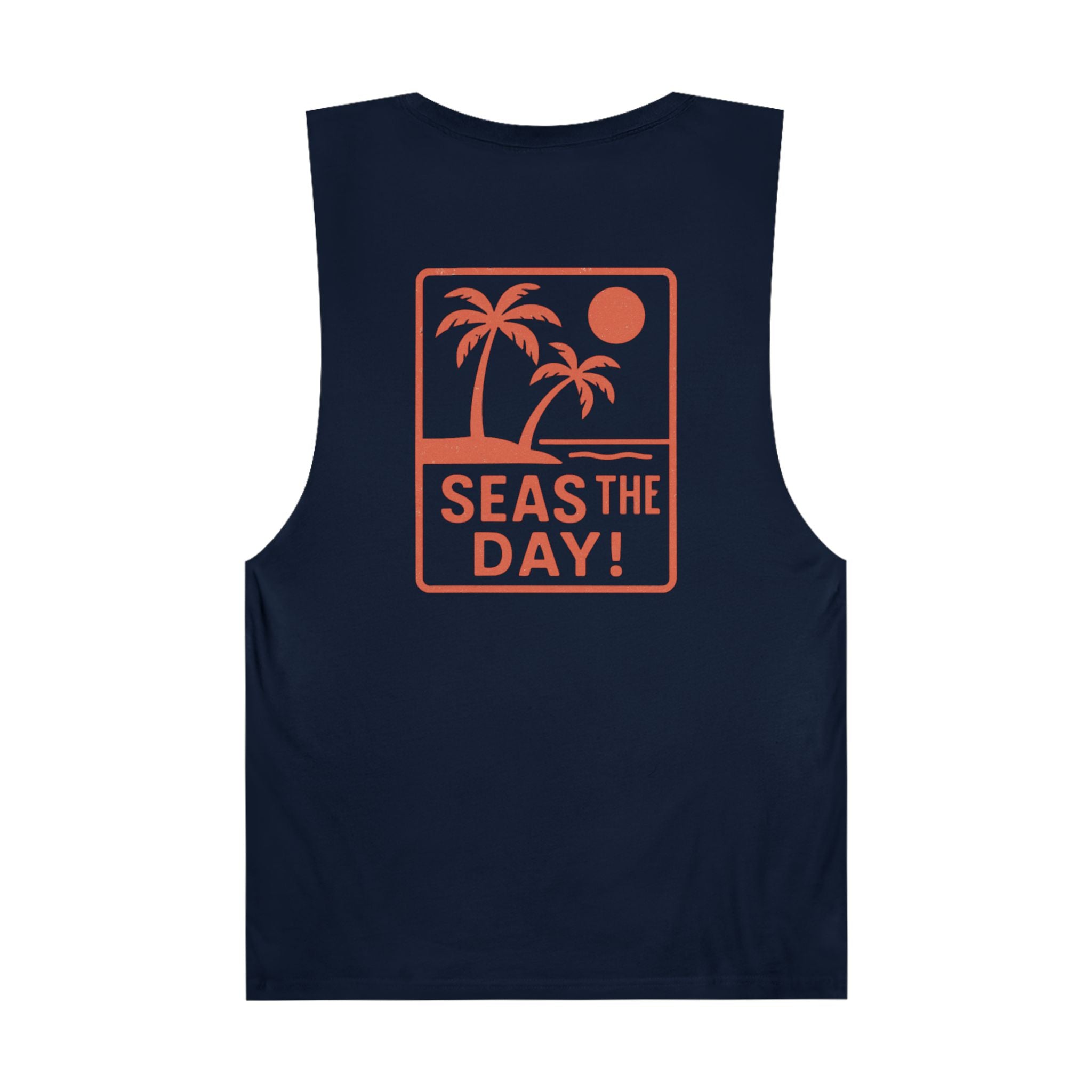 Tropic Beach 'Seas the Day' Chill Tank - Sunset Orange