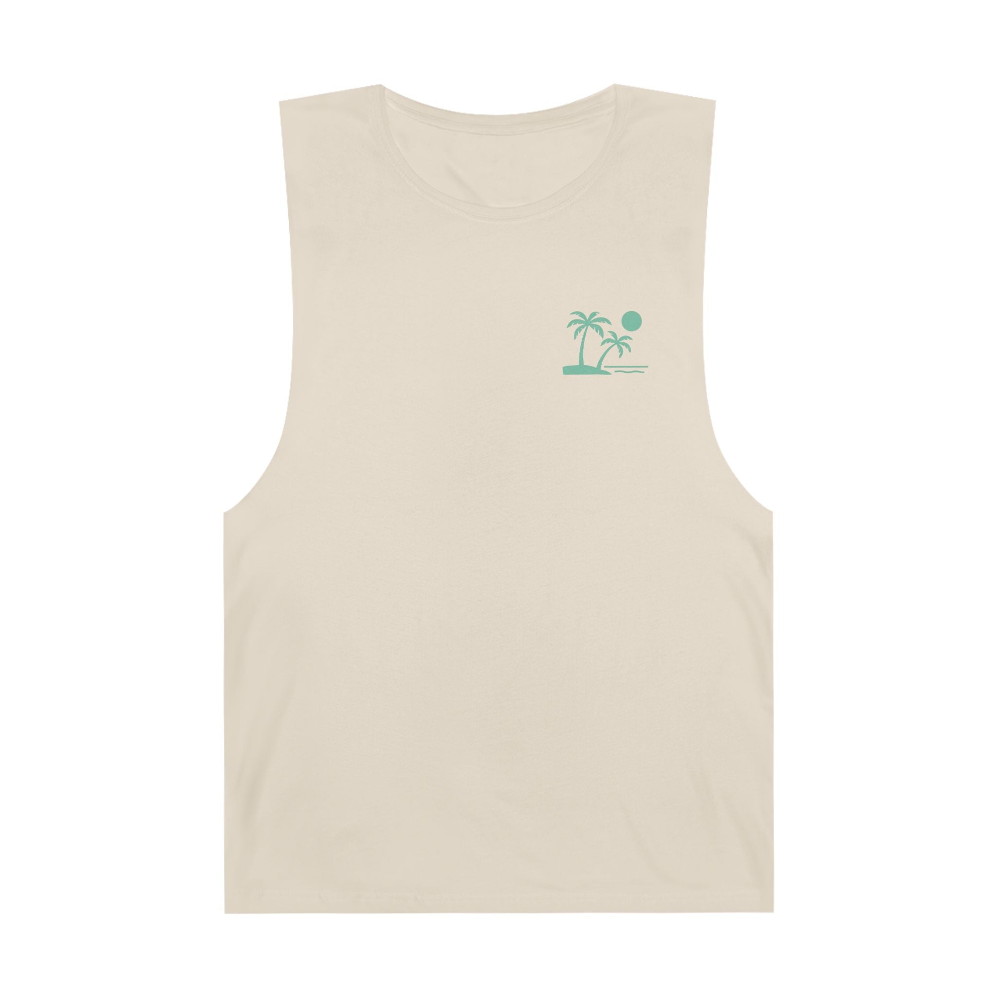 Tropic Beach 'Seas the Day' Chill Tank - Seafoam Green