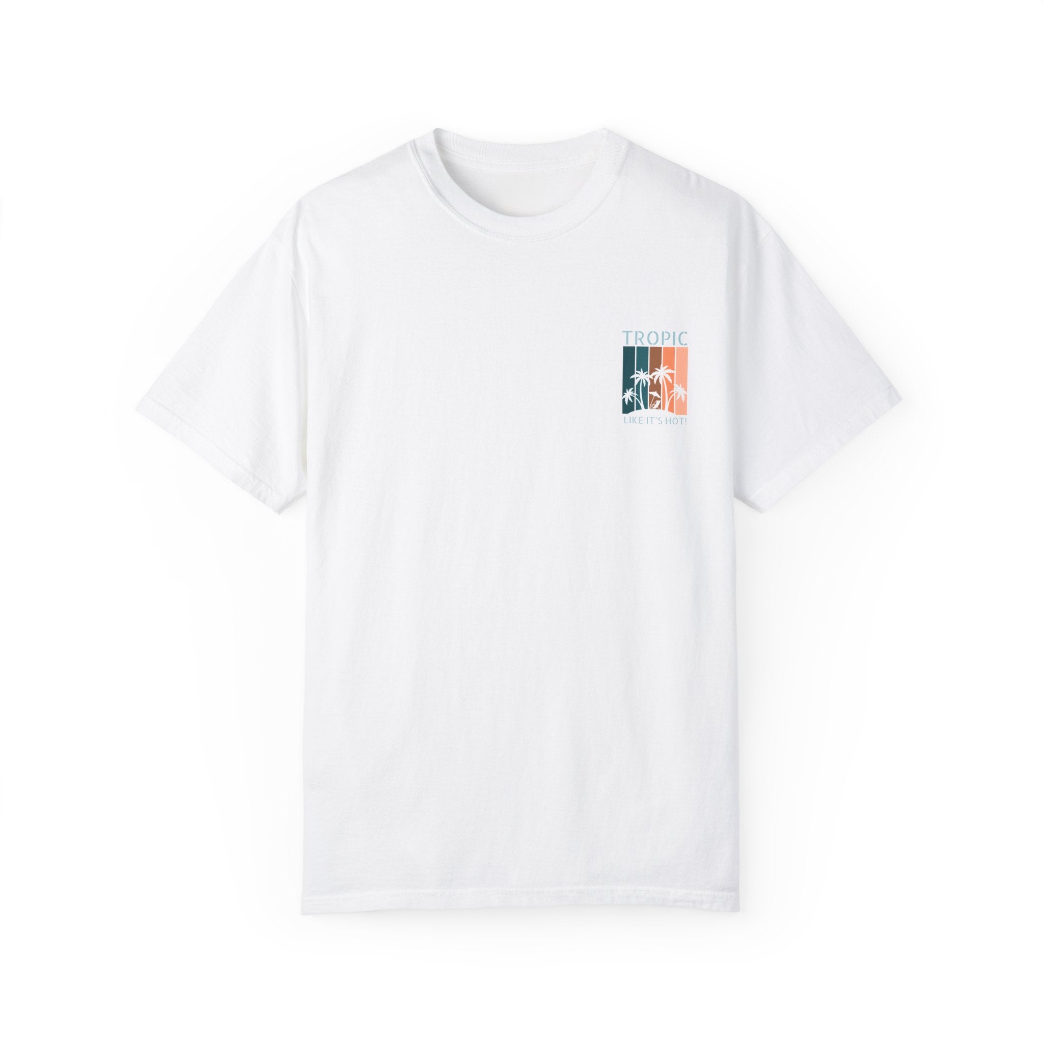 Tropic Panels Relaxed Tee - Peaches & Cream
