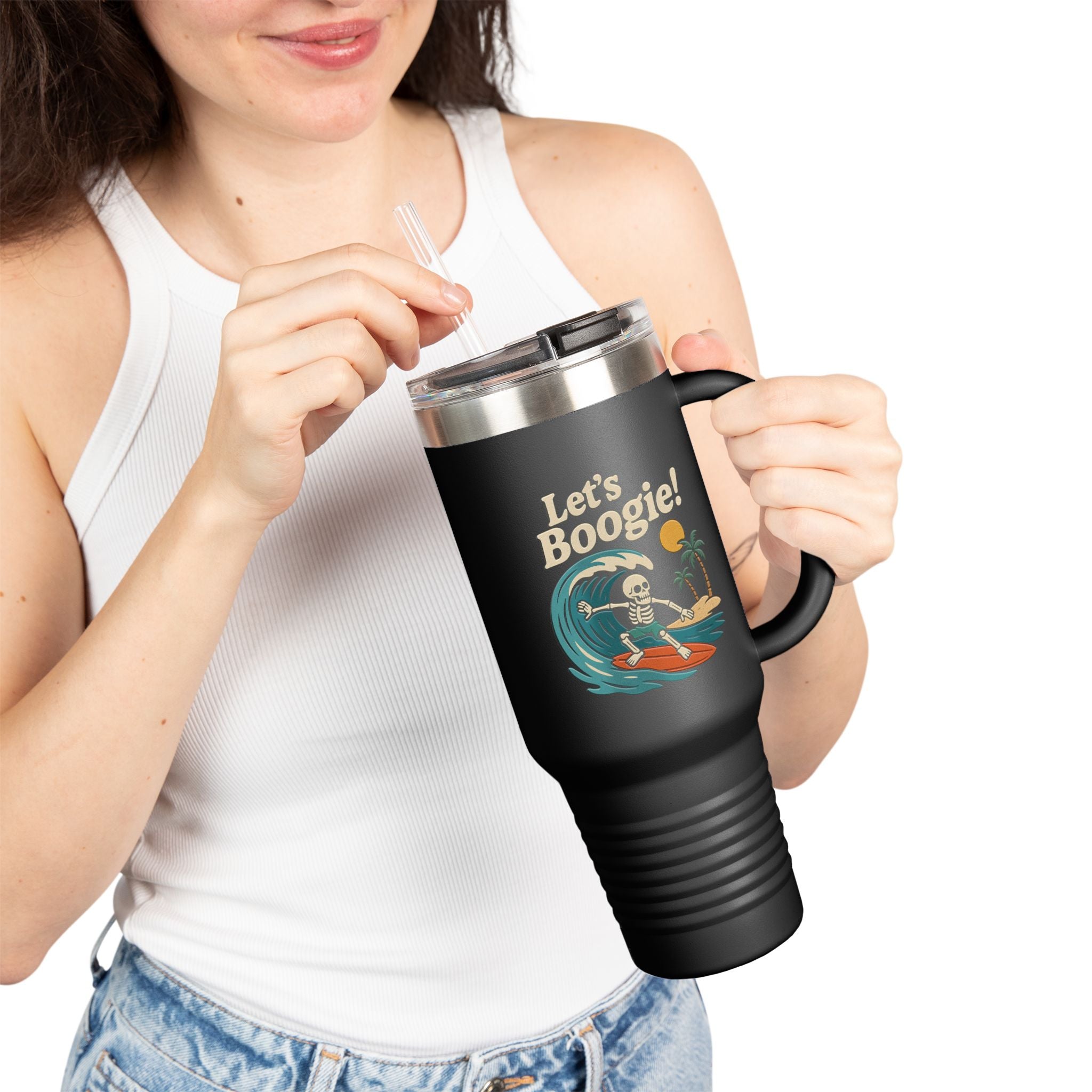 Skully 'Let's Boogie' Tumbler