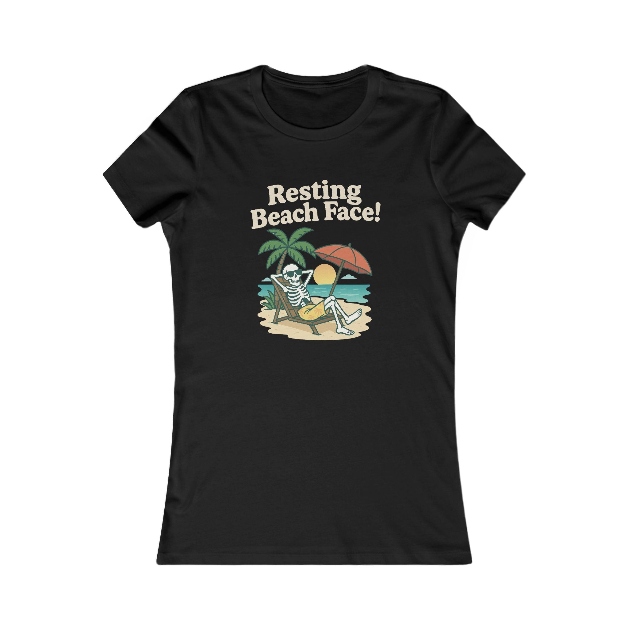 Skully 'Resting Beach Face' Favorite Tee