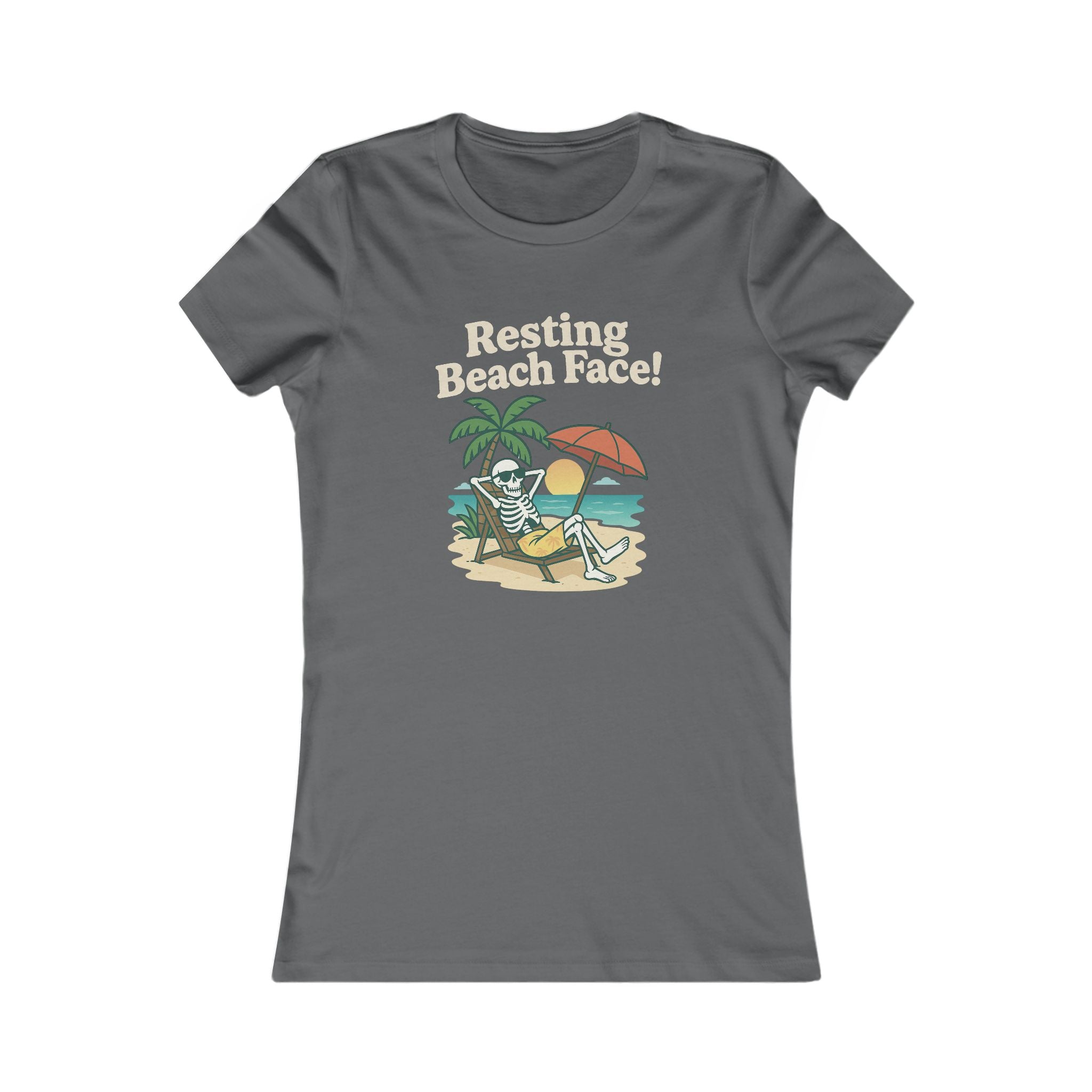 Skully 'Resting Beach Face' Favorite Tee