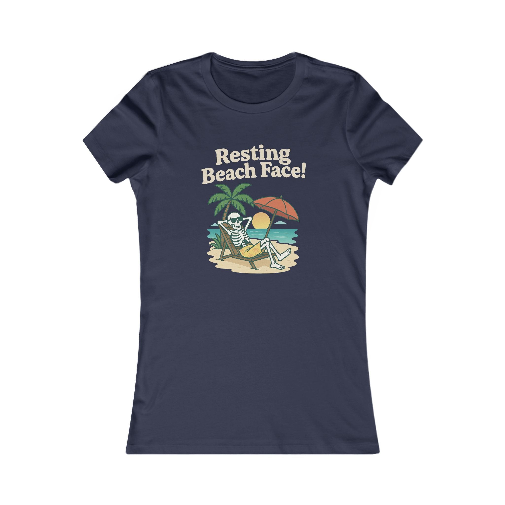 Skully 'Resting Beach Face' Favorite Tee