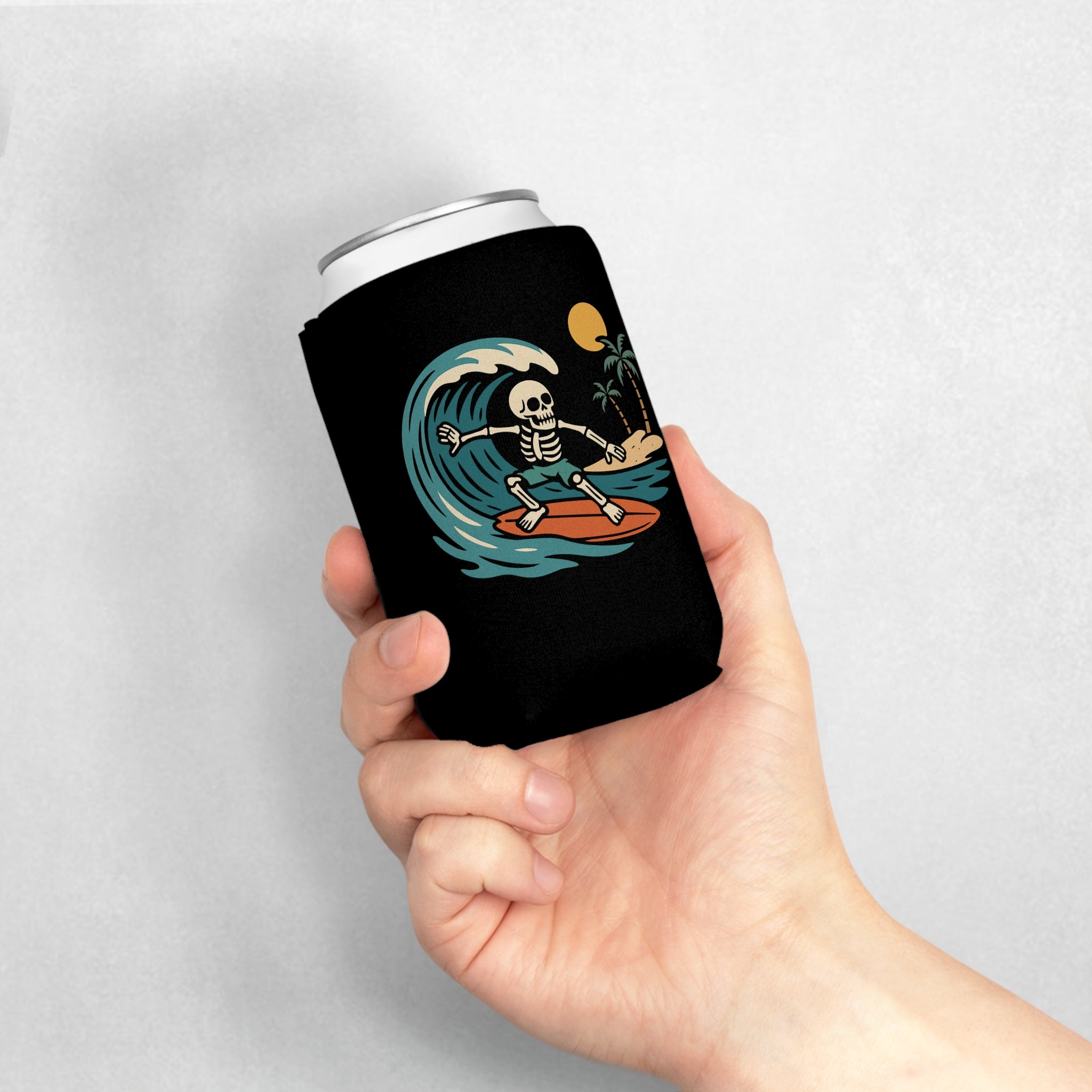 Skully 'Let's Boogie' Can Cooler Sleeve - Image Only